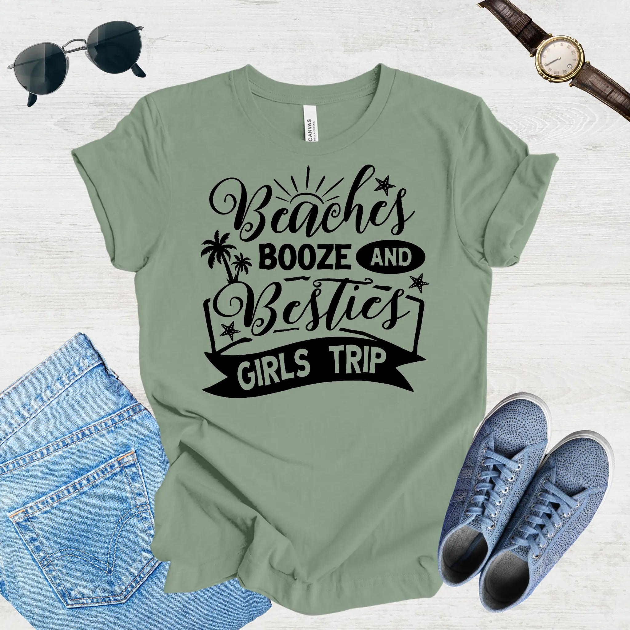 Besties on Board – Girls Trip Tee