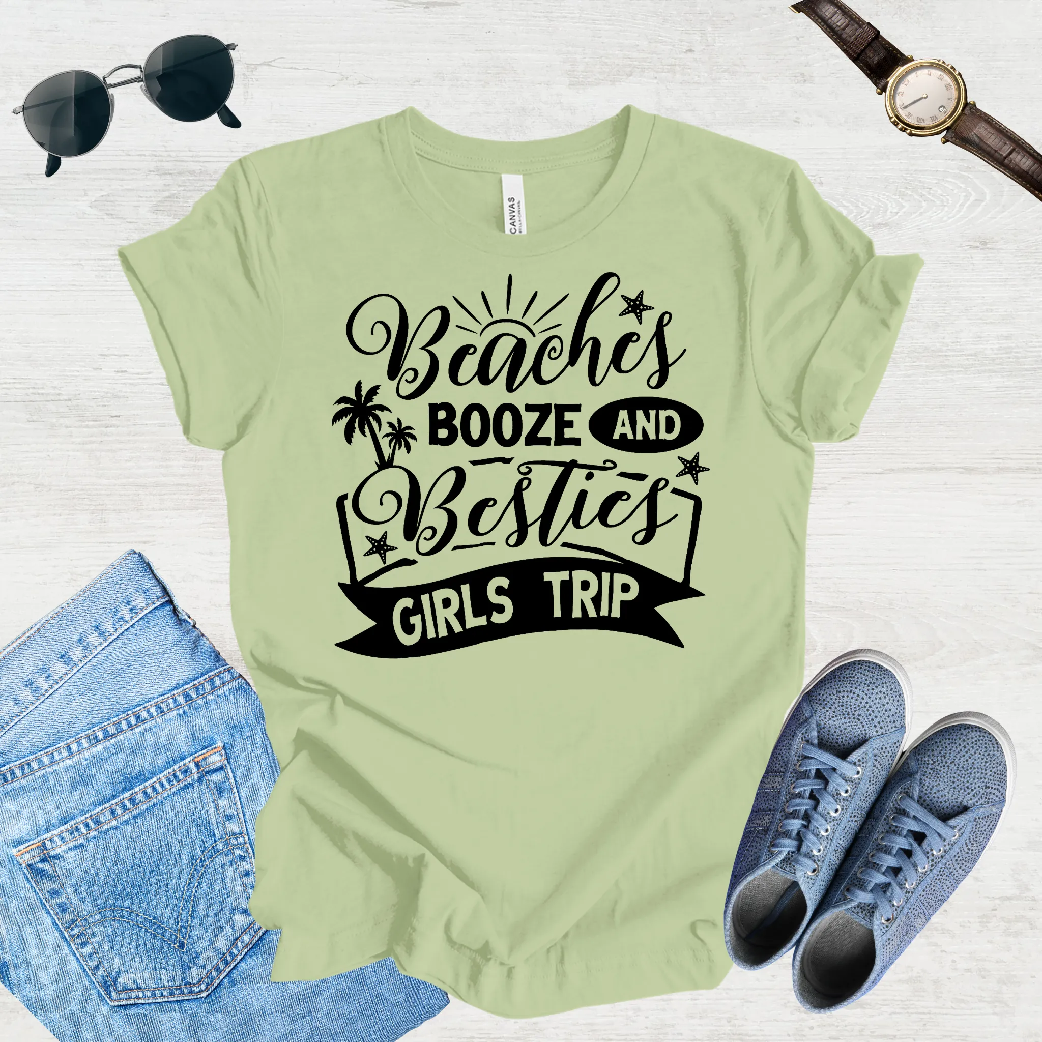 Besties on Board – Girls Trip Tee