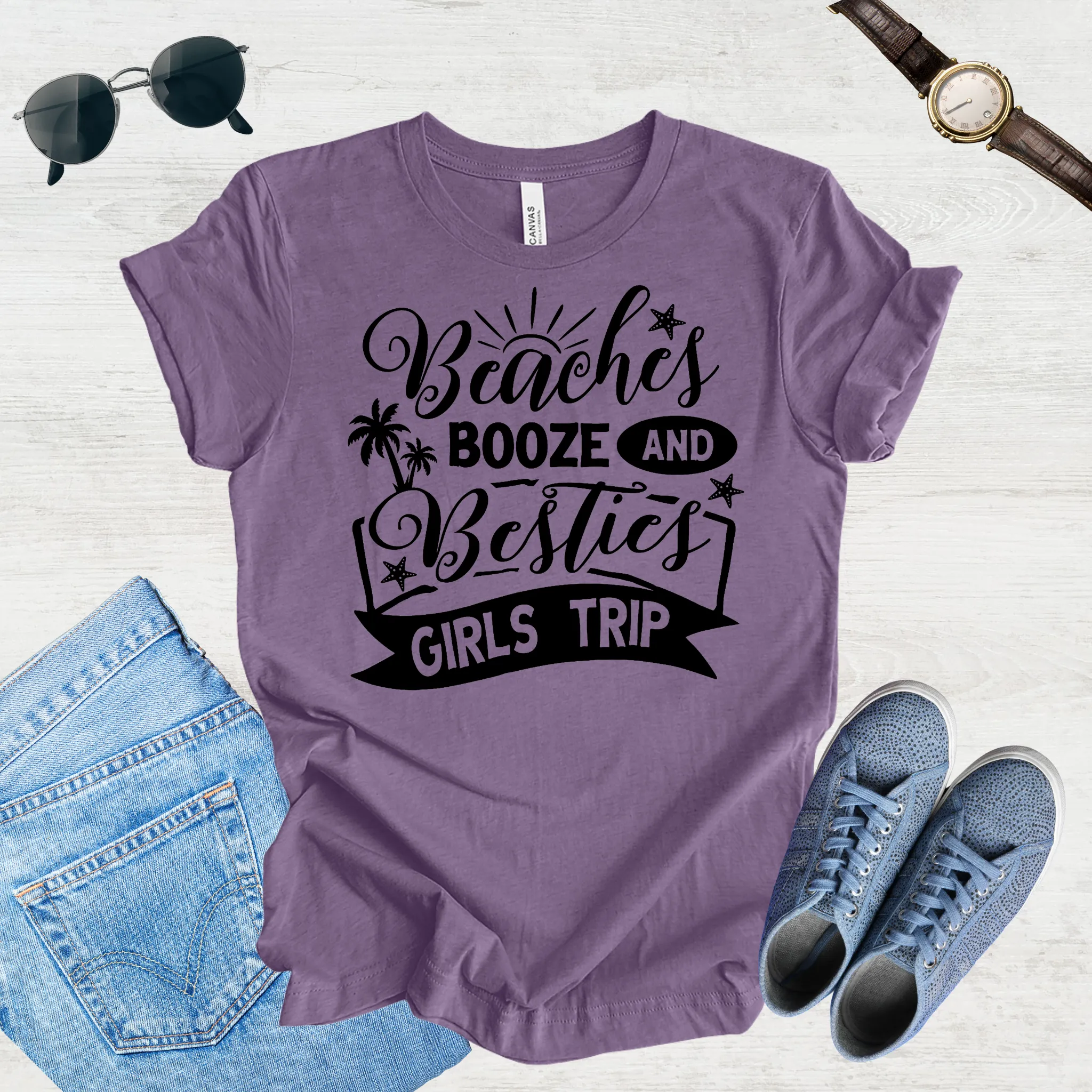 Besties on Board – Girls Trip Tee