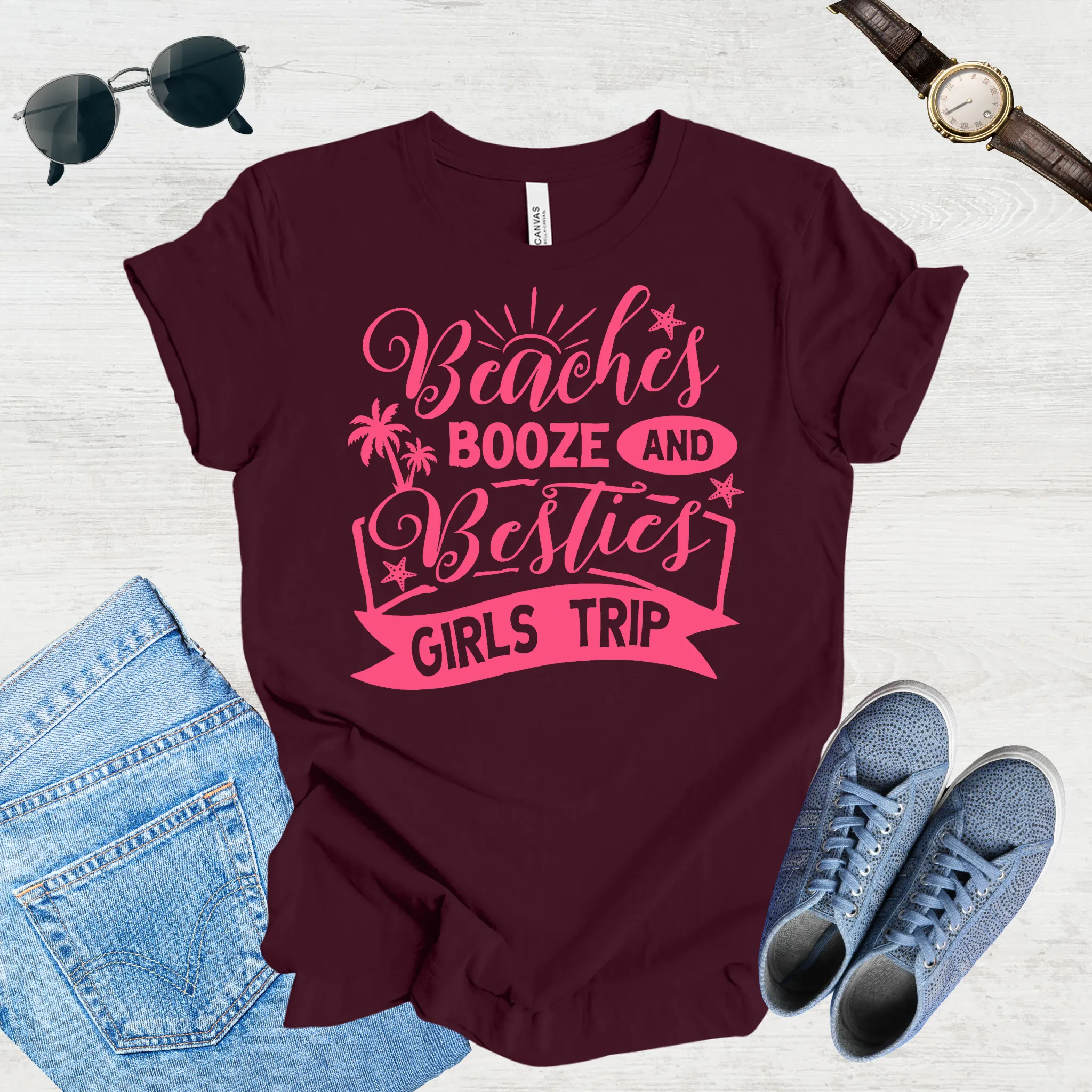 Besties on Board – Girls Trip Tee