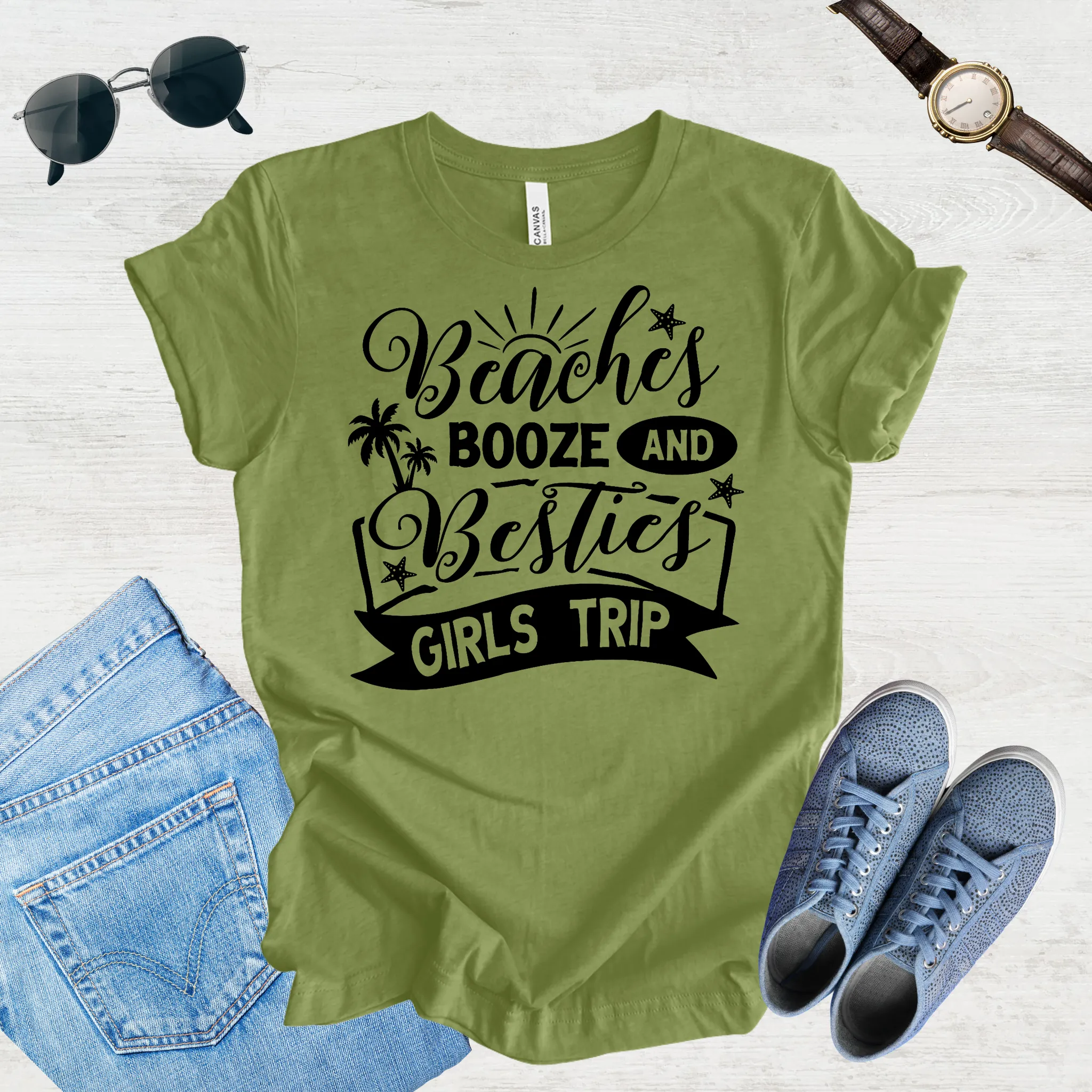 Besties on Board – Girls Trip Tee
