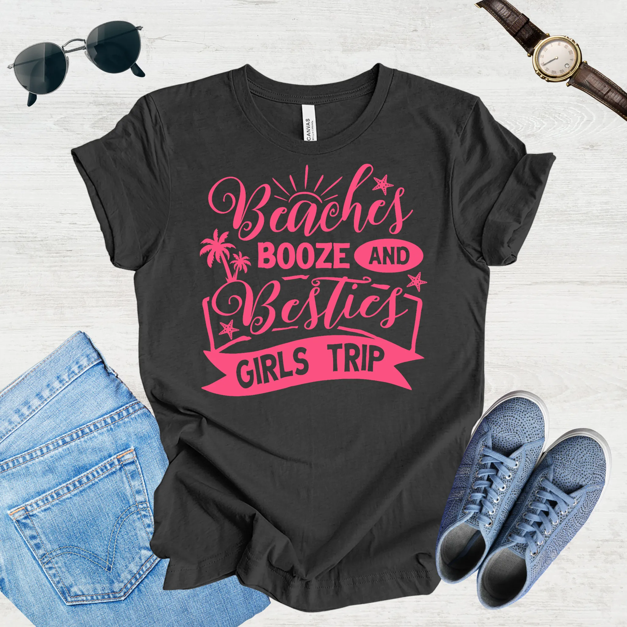 Besties on Board – Girls Trip Tee