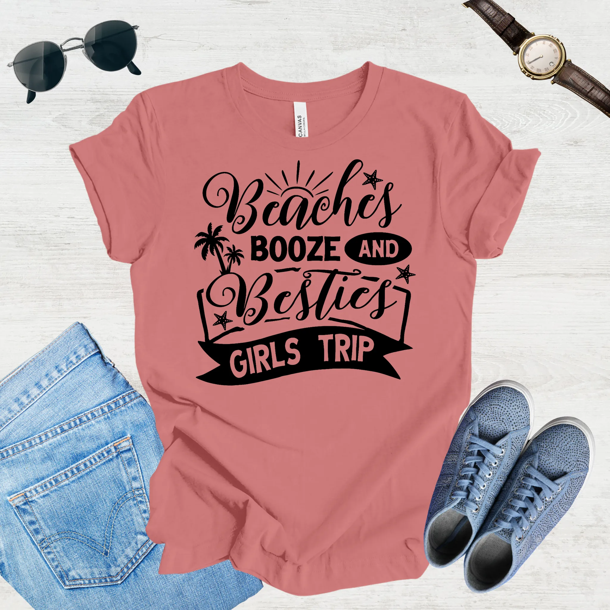 Besties on Board – Girls Trip Tee