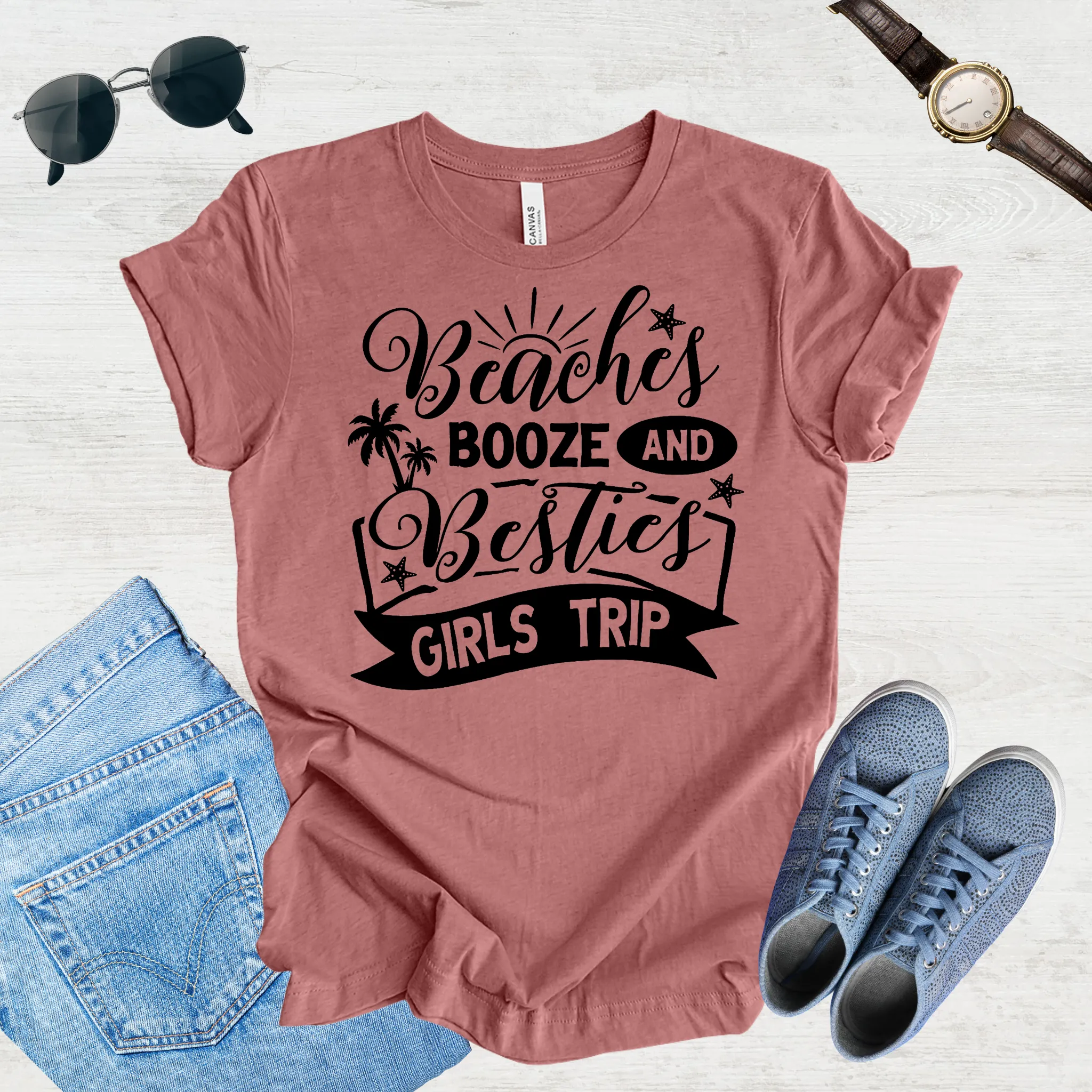 Besties on Board – Girls Trip Tee