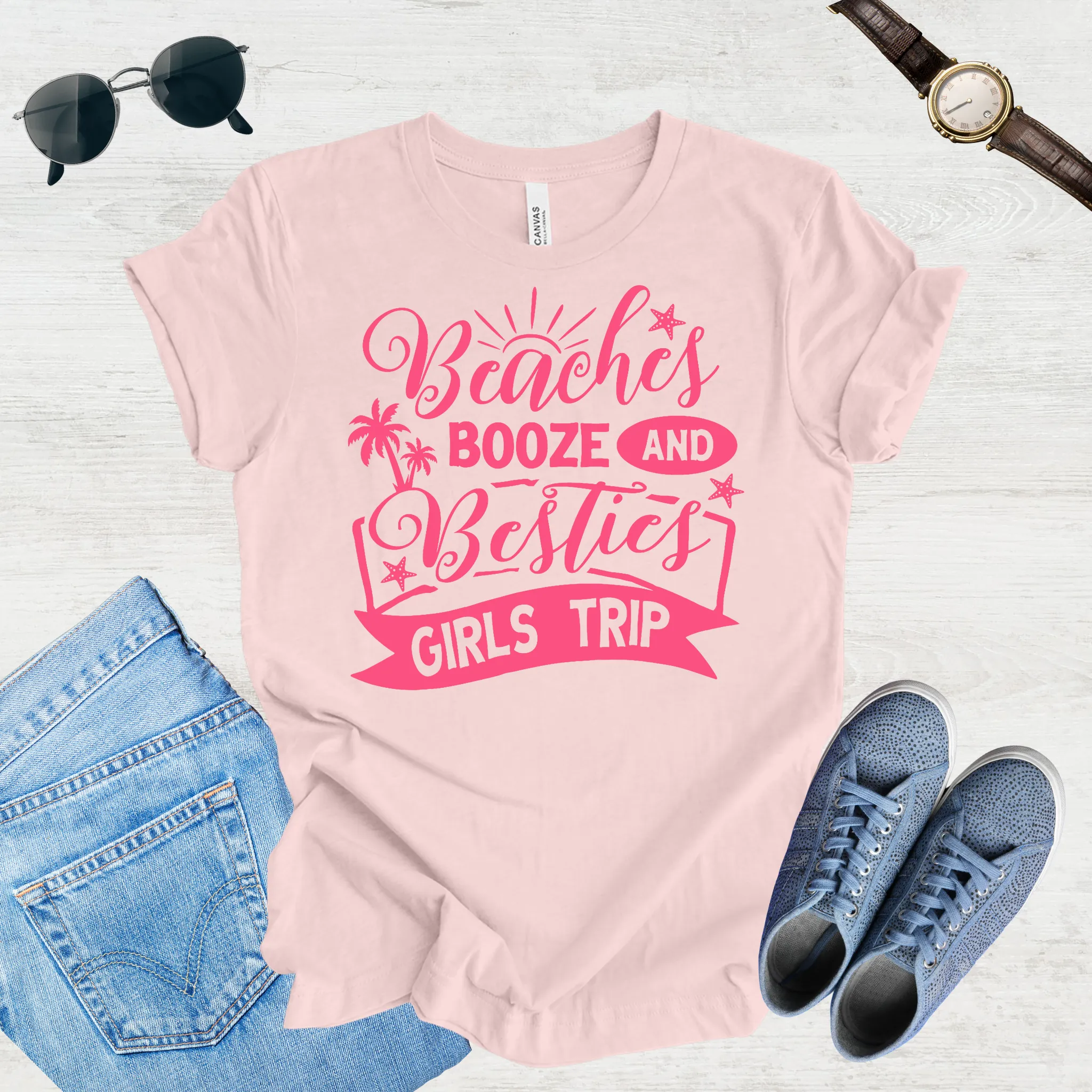 Besties on Board – Girls Trip Tee
