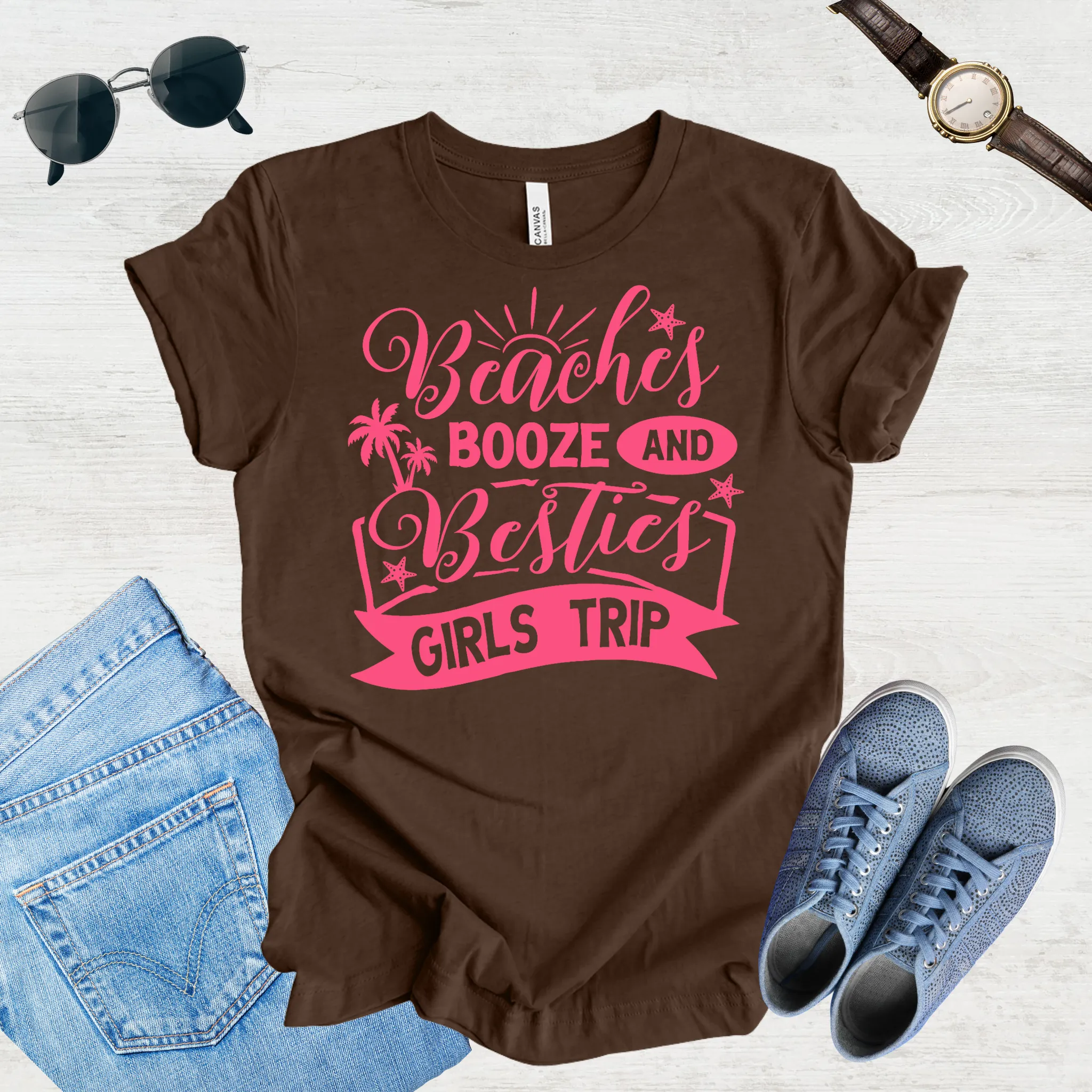 Besties on Board – Girls Trip Tee