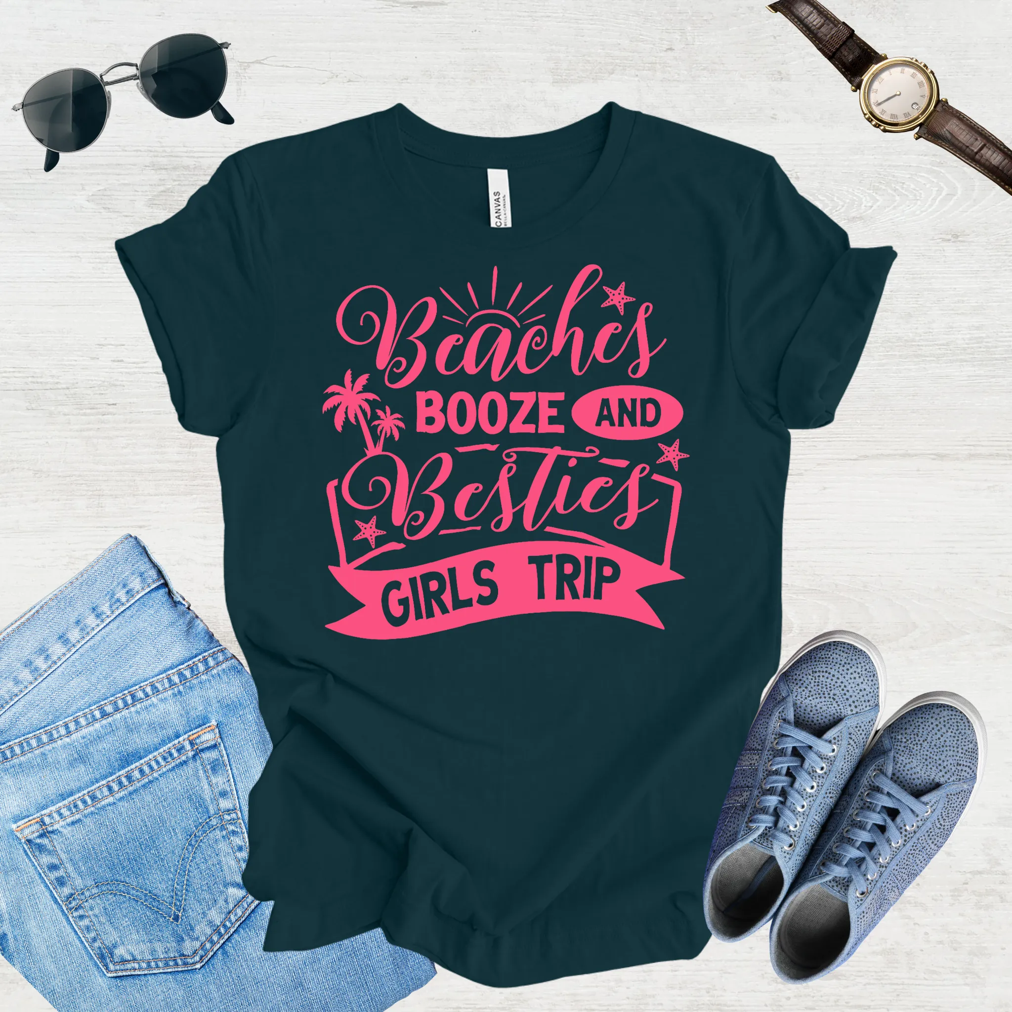 Besties on Board – Girls Trip Tee