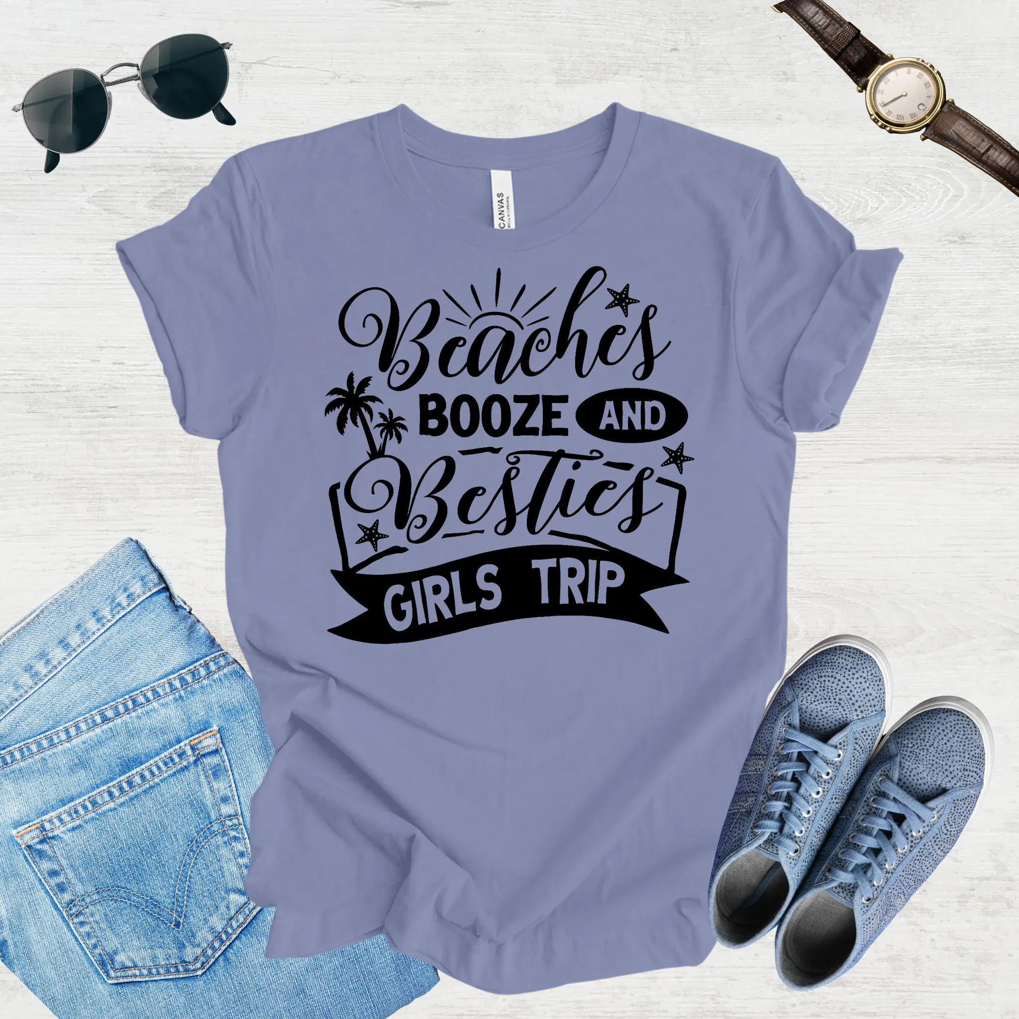 Besties on Board – Girls Trip Tee