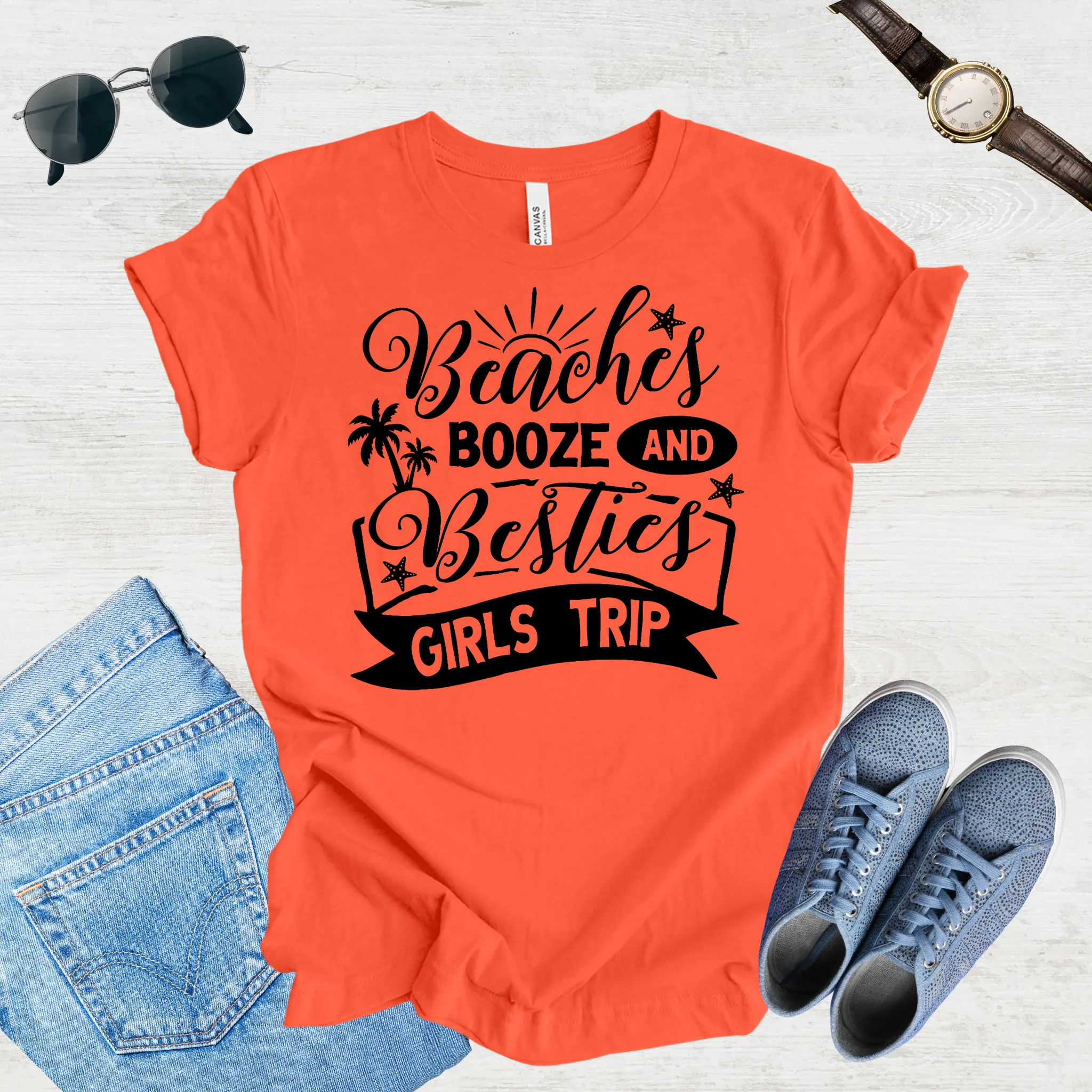 Besties on Board – Girls Trip Tee