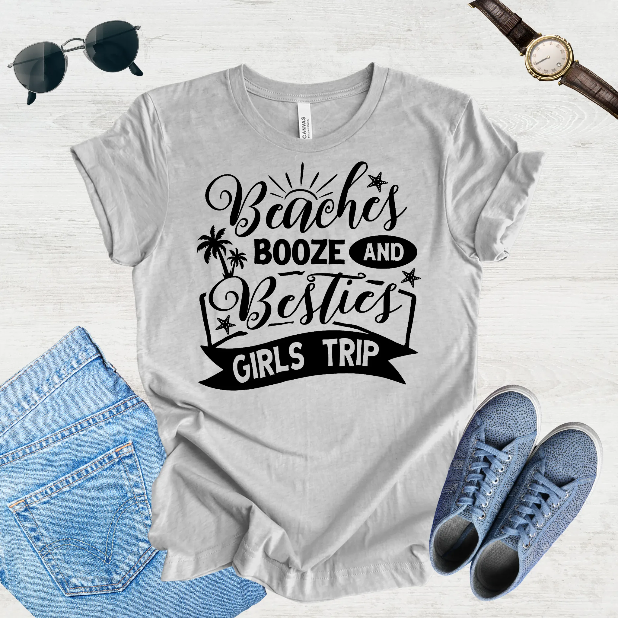 Besties on Board – Girls Trip Tee