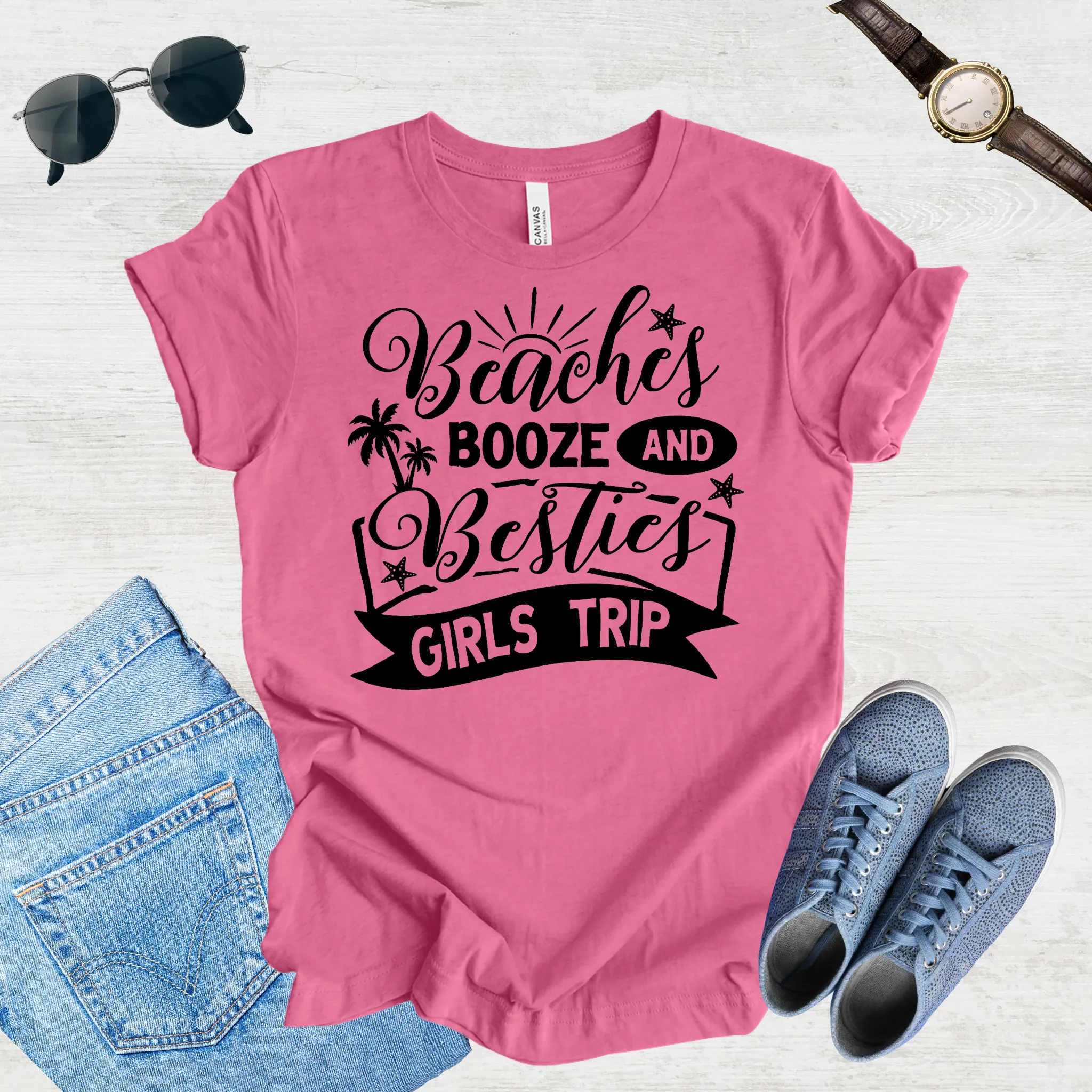 Besties on Board – Girls Trip Tee