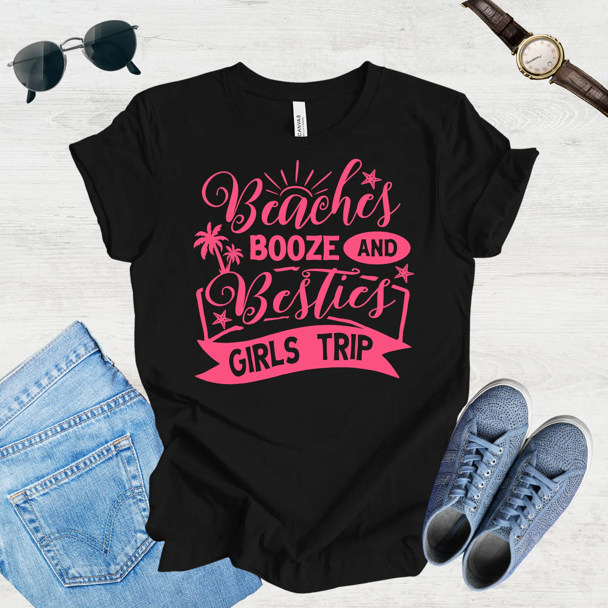 Besties on Board – Girls Trip Tee