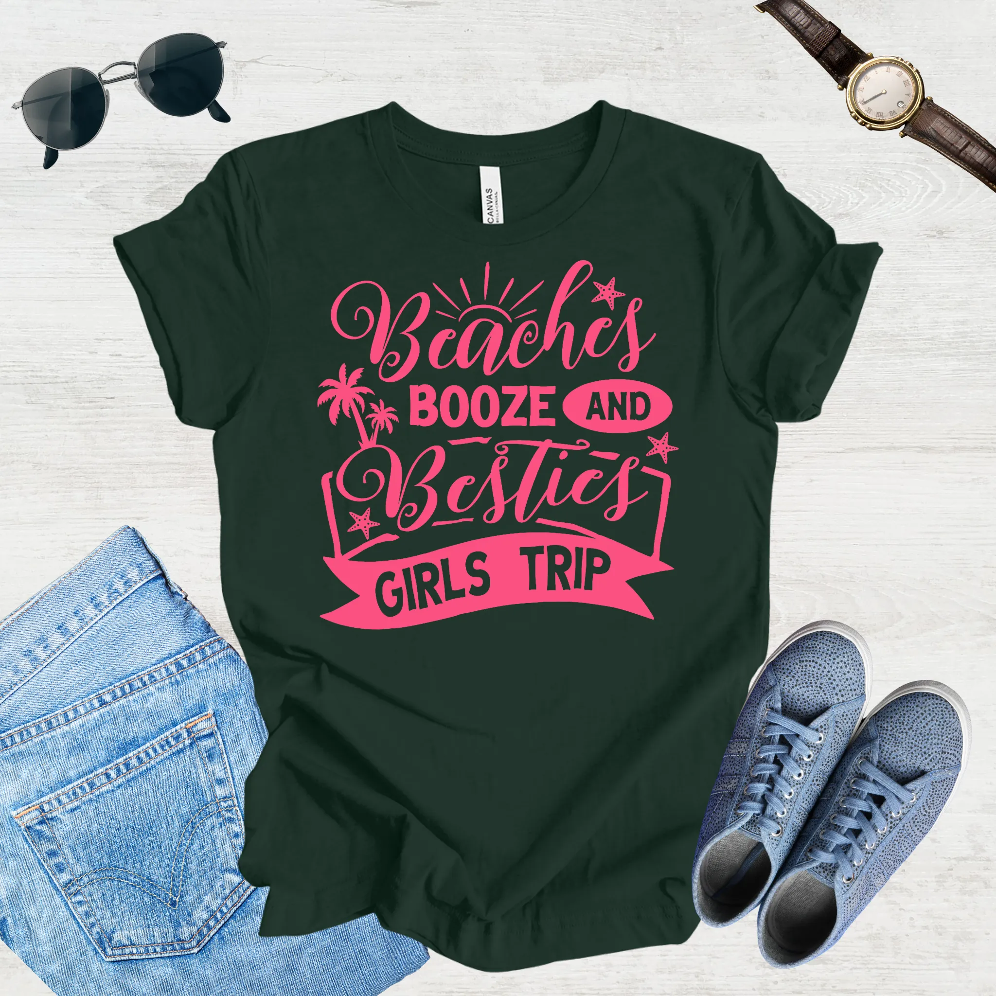 Besties on Board – Girls Trip Tee