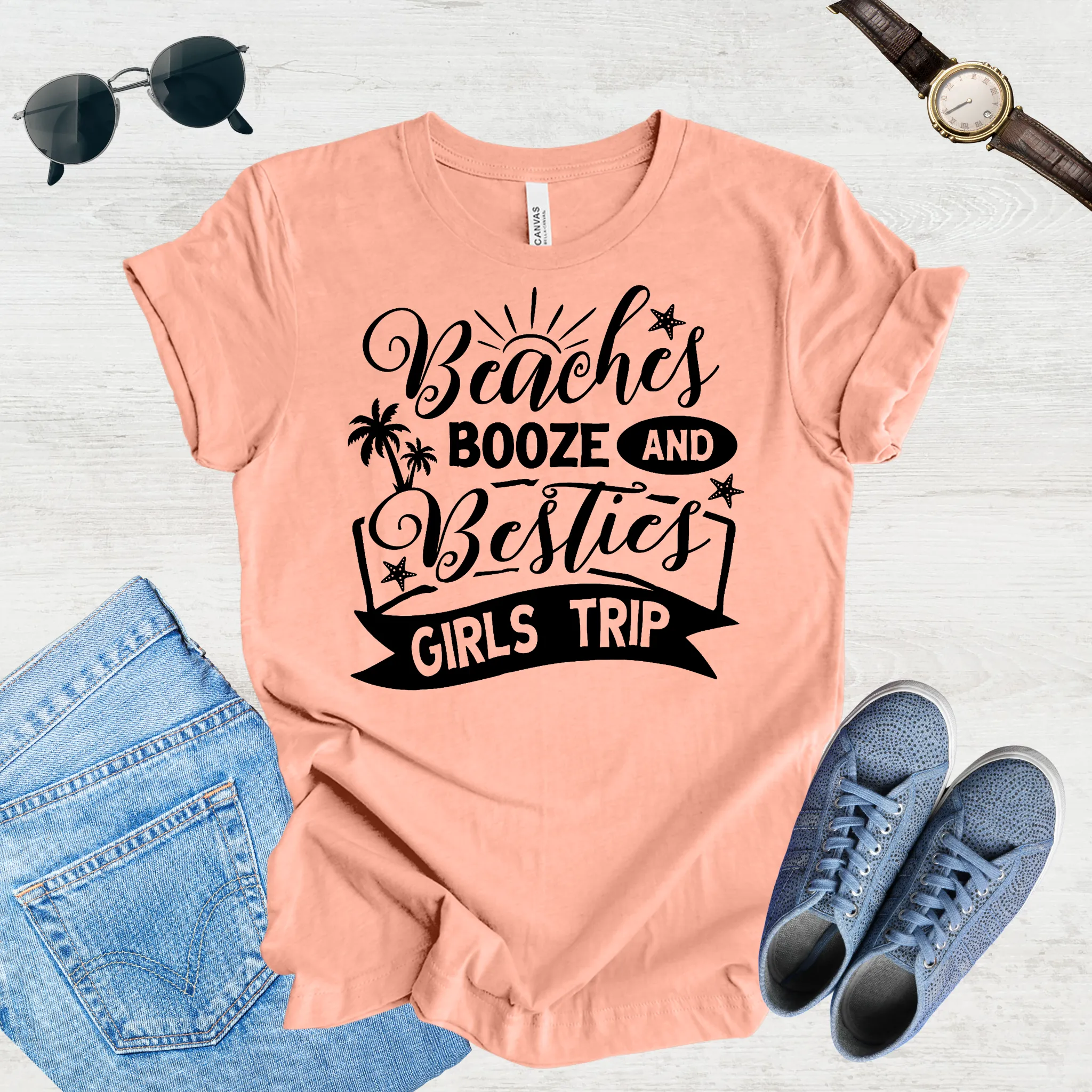 Besties on Board – Girls Trip Tee