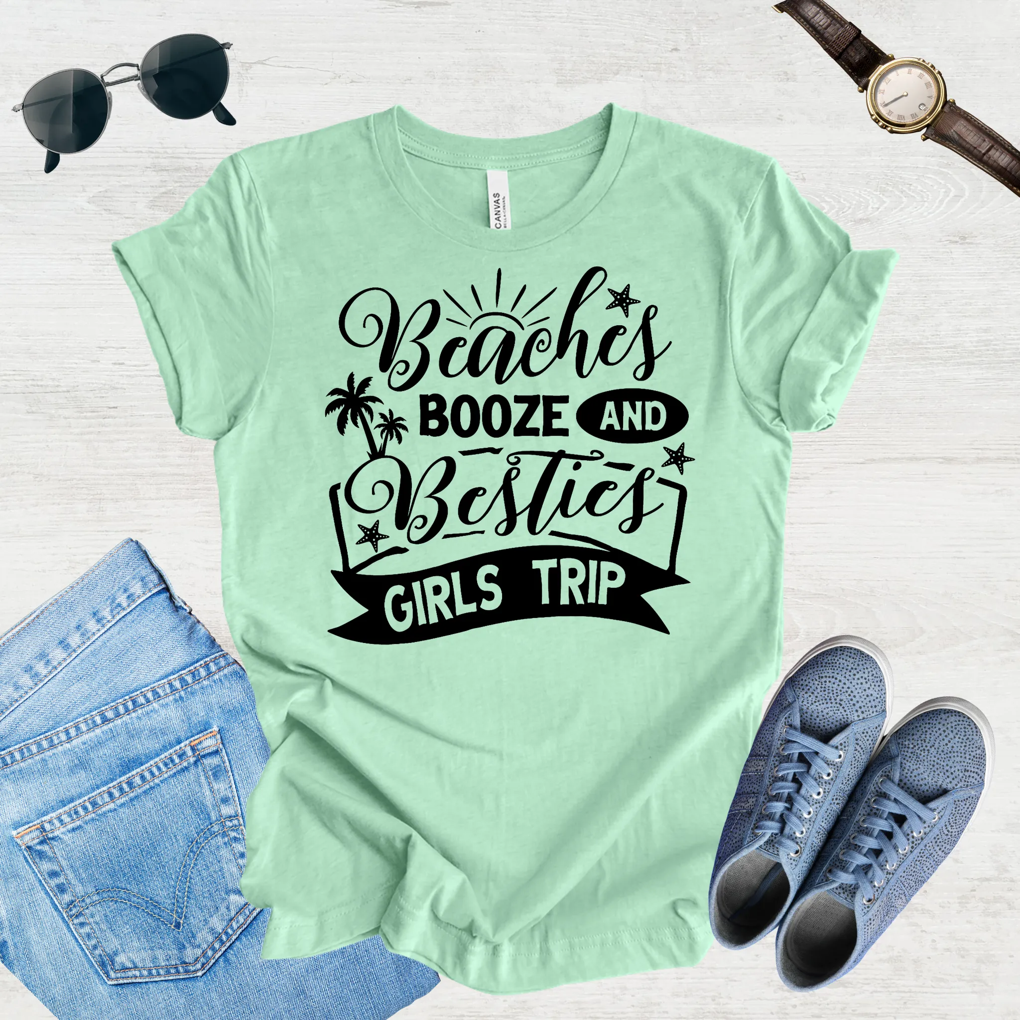 Besties on Board – Girls Trip Tee