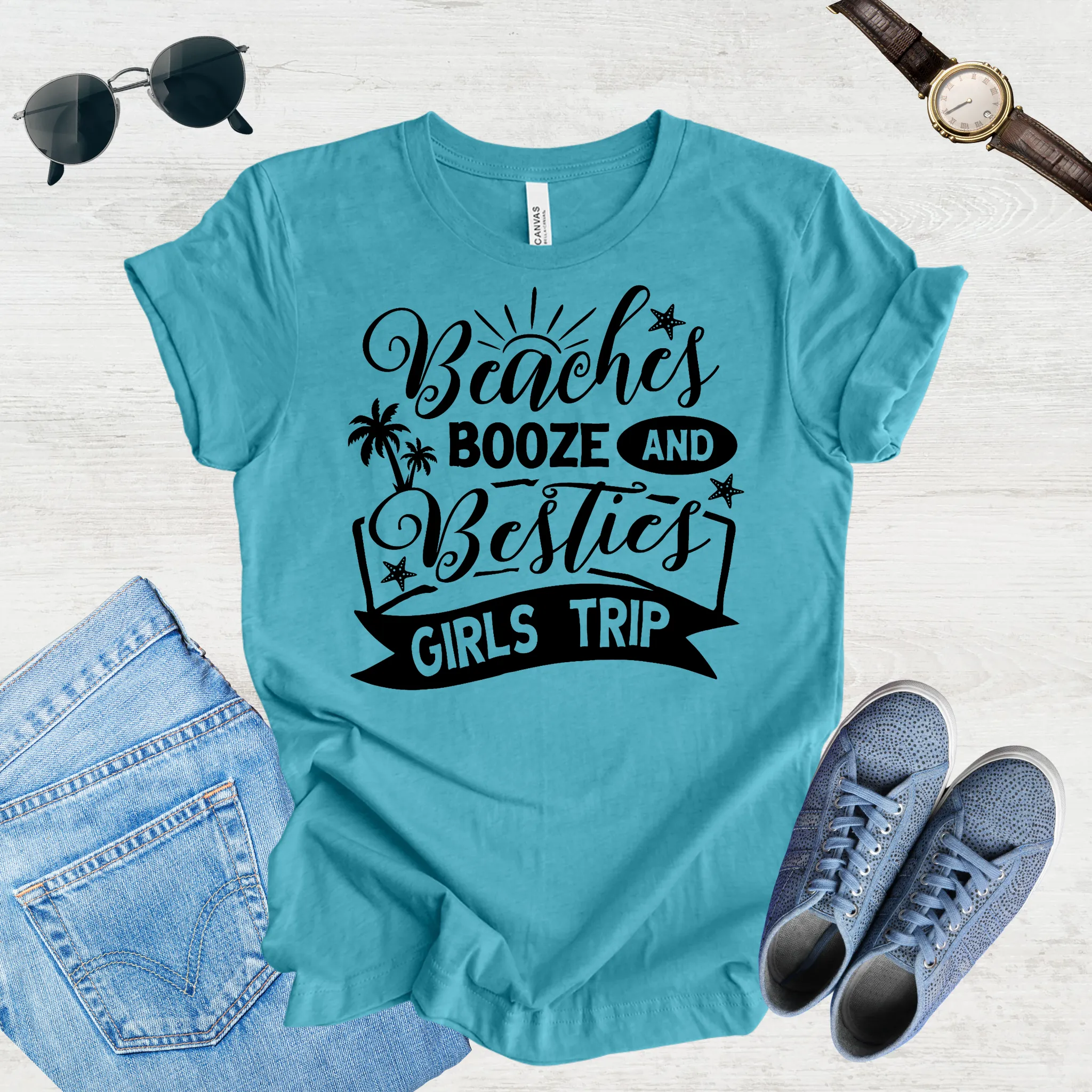 Besties on Board – Girls Trip Tee