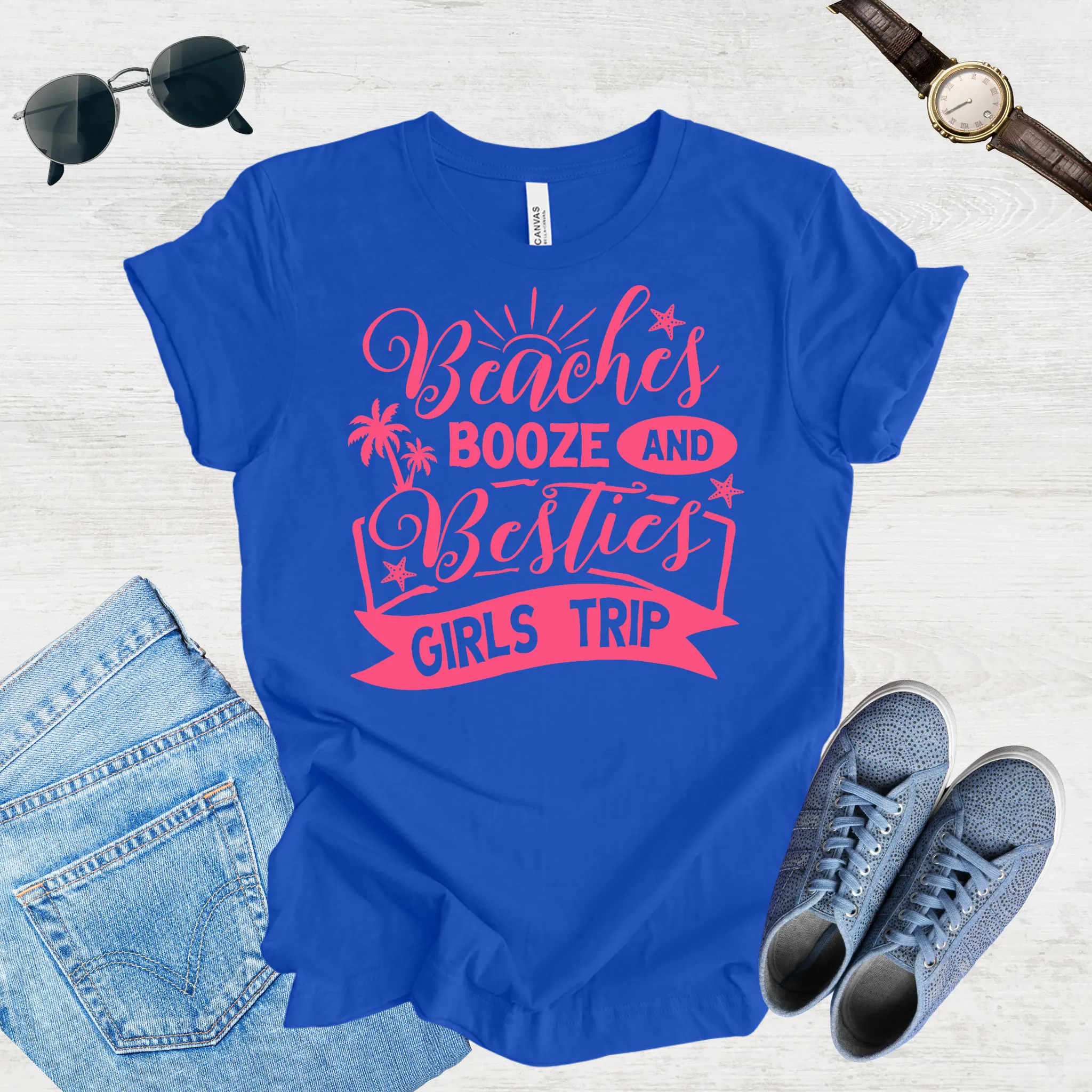 Besties on Board – Girls Trip Tee