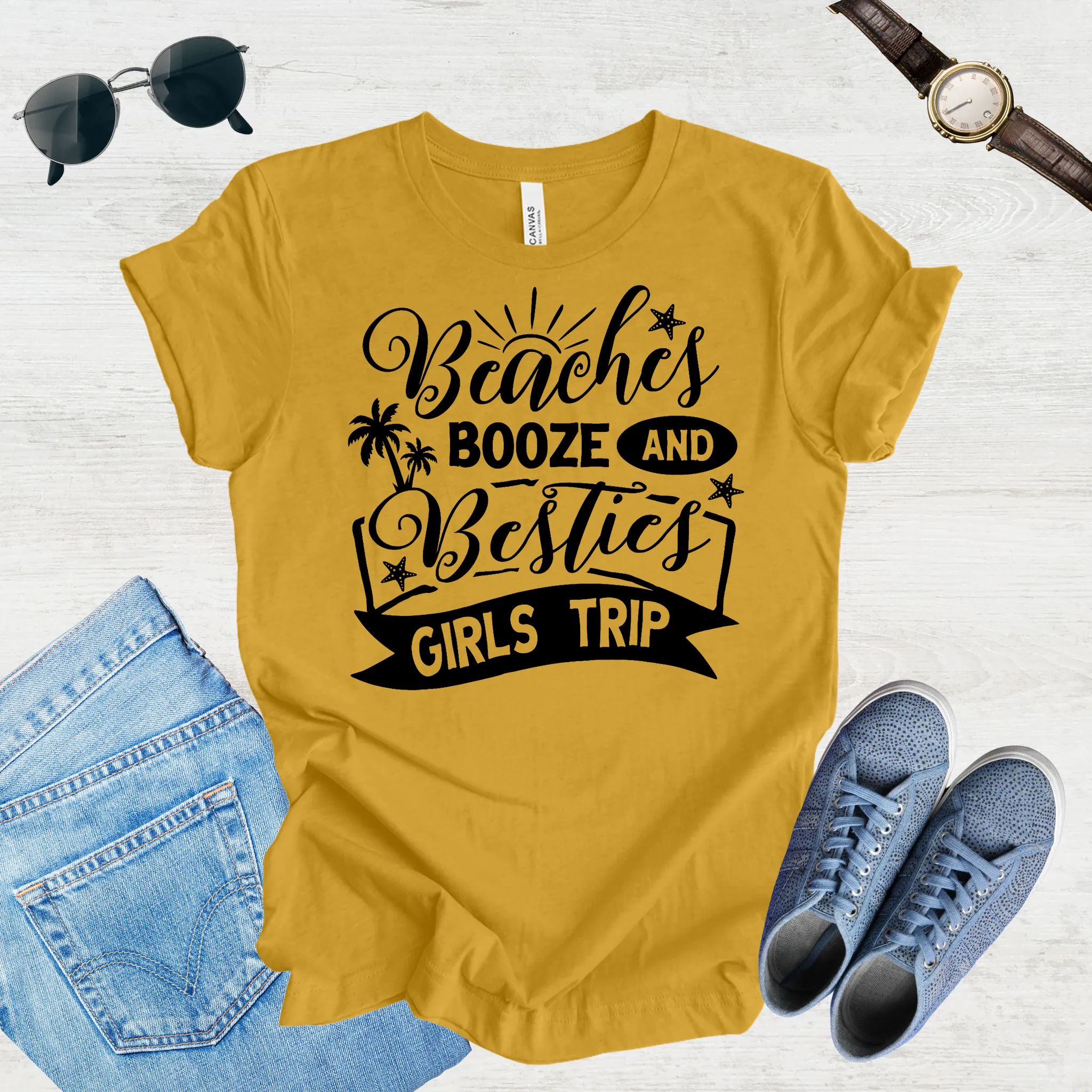Besties on Board – Girls Trip Tee