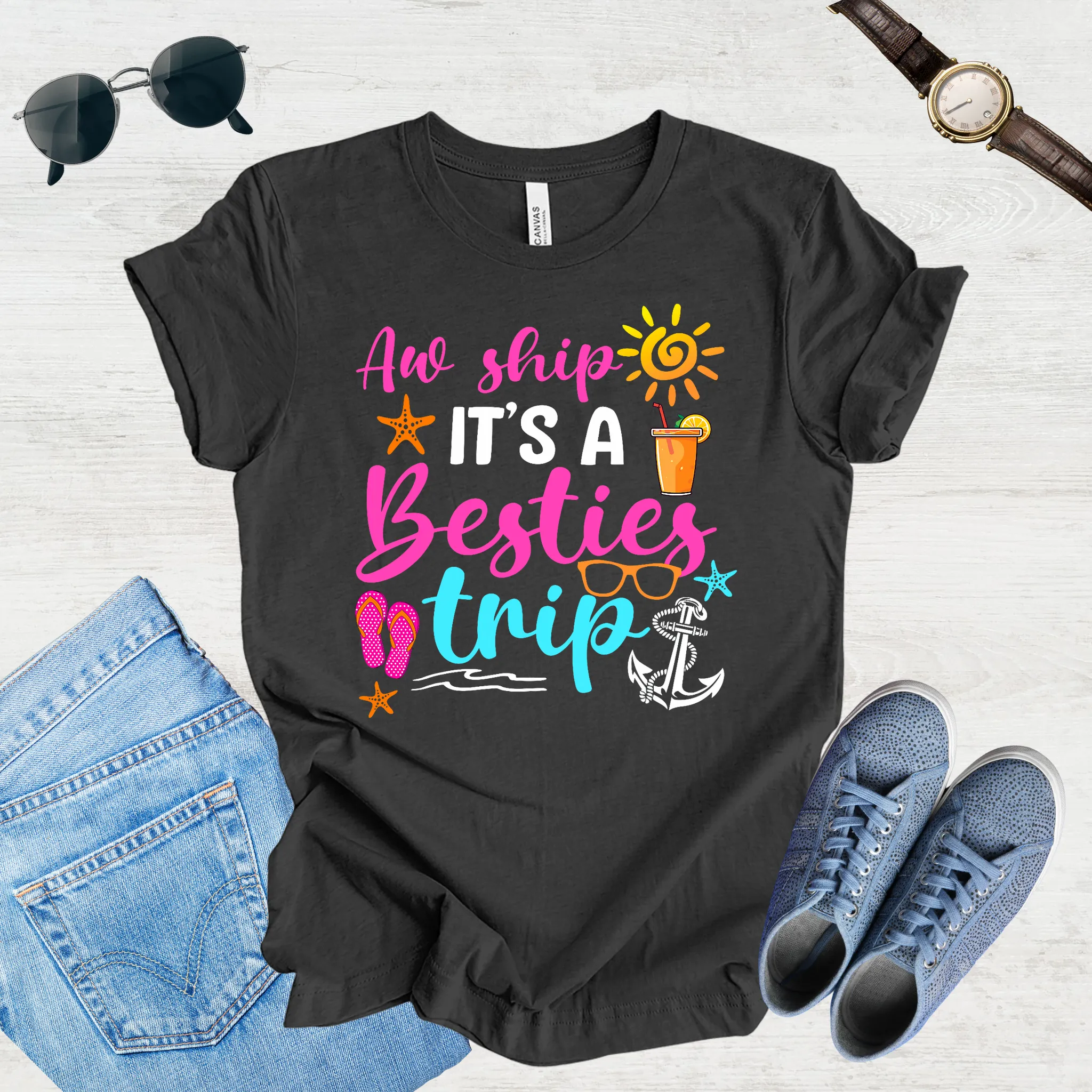 Besties on Tour – Girls Trip Tee