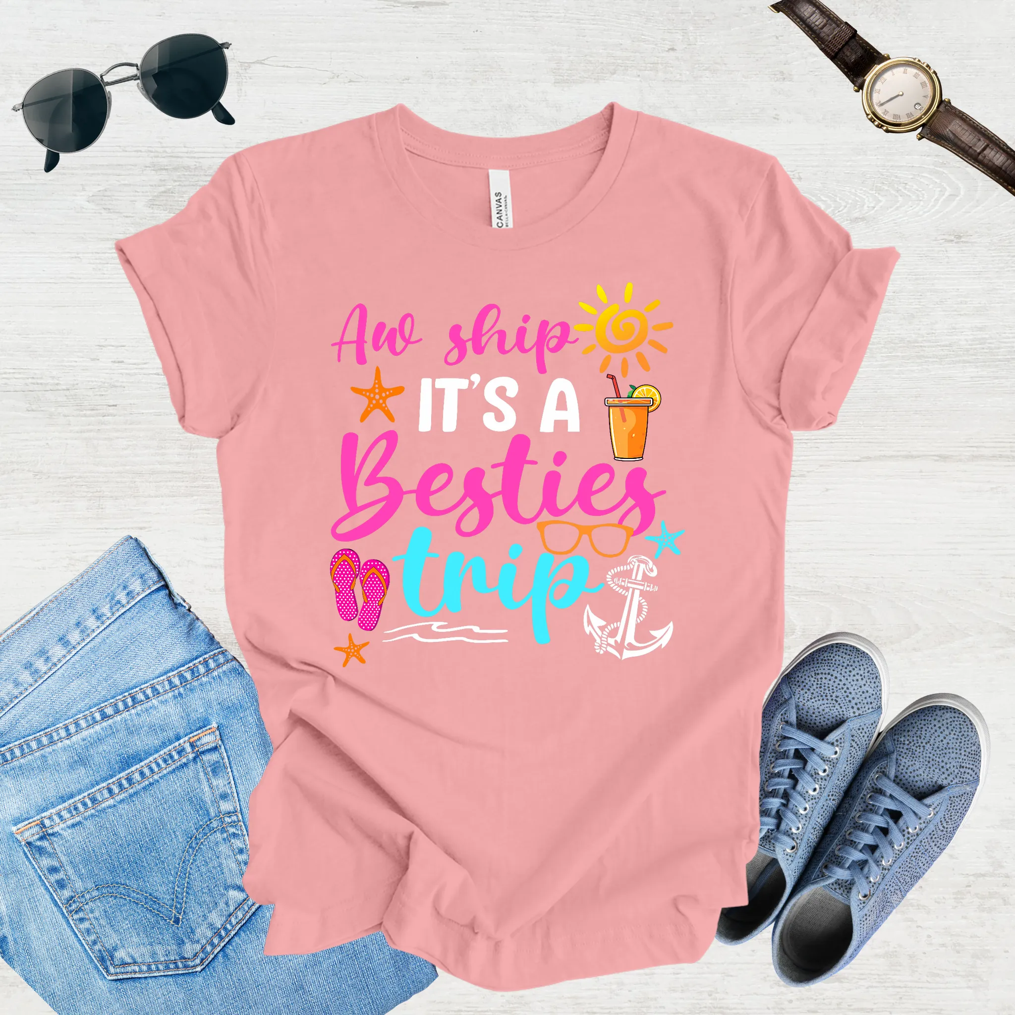 Besties on Tour – Girls Trip Tee