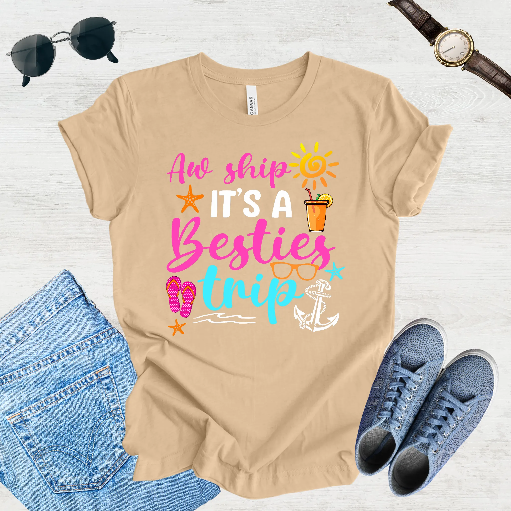 Besties on Tour – Girls Trip Tee