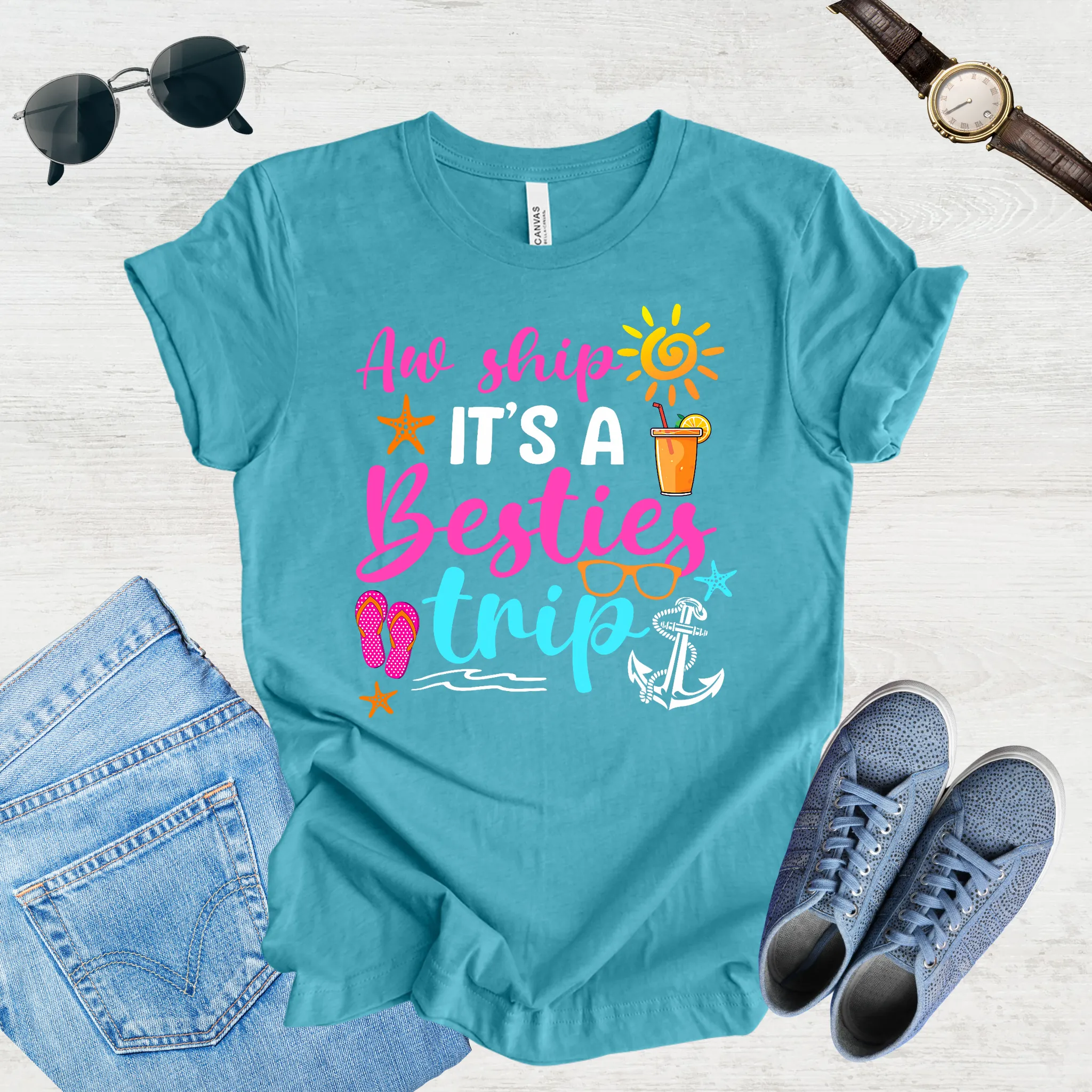 Besties on Tour – Girls Trip Tee