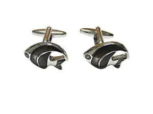 Black Tropical Fish Cufflinks