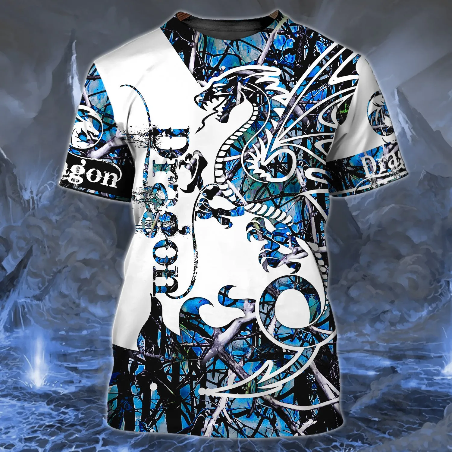 Blue Dragon Tattoo 3D Full Print Shirts