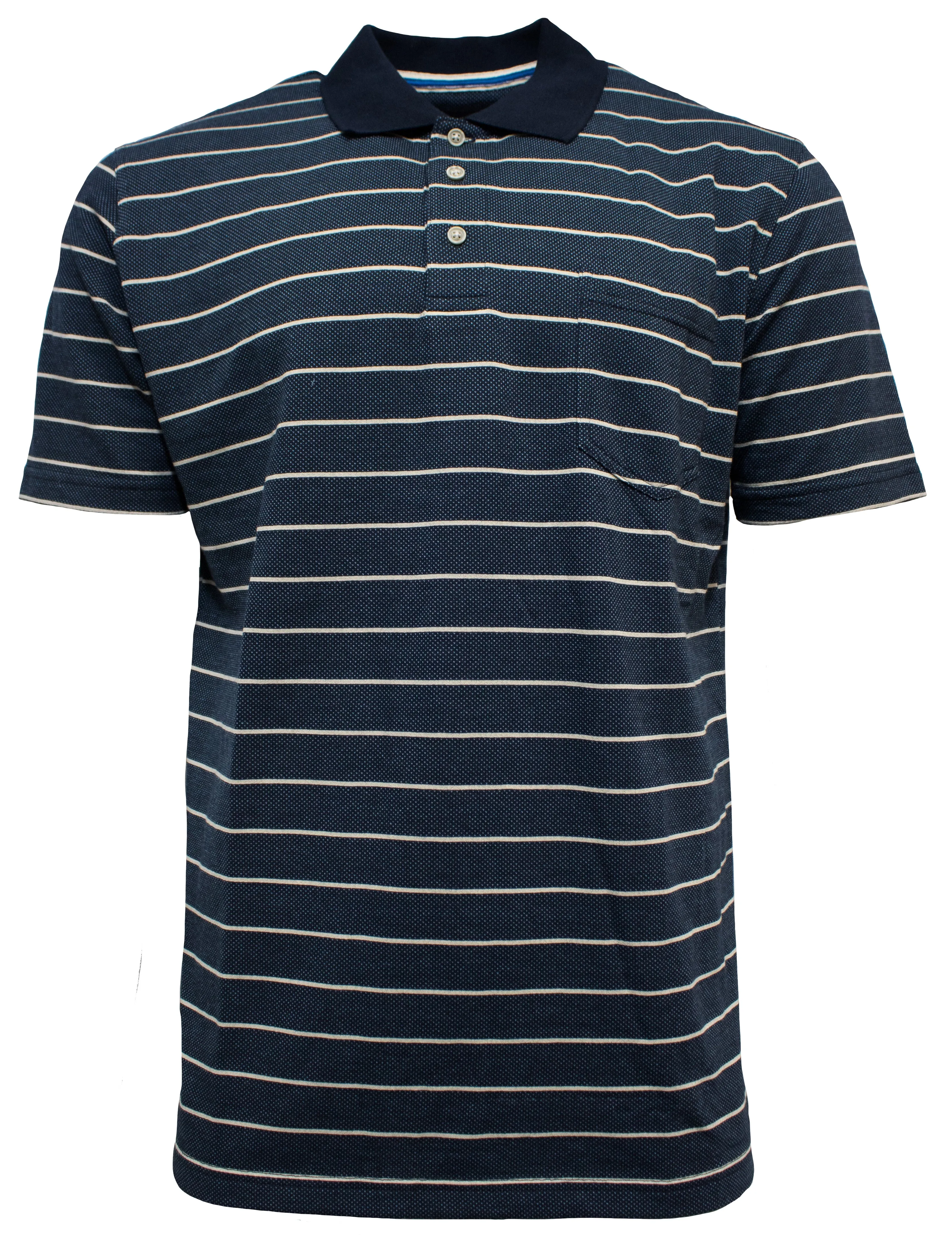 Blue Horizon Poly Cotton Polo