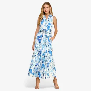 Blue Tropics Maxi Dress
