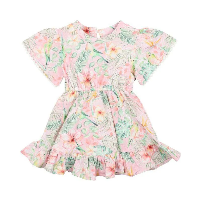 Budgie Pink Floral Dress