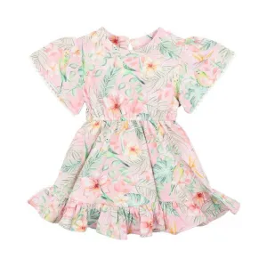 Budgie Pink Floral Dress