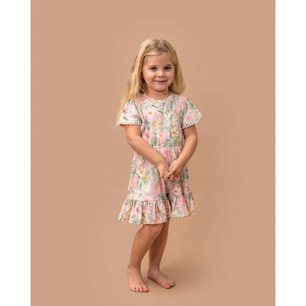 Budgie Pink Floral Dress