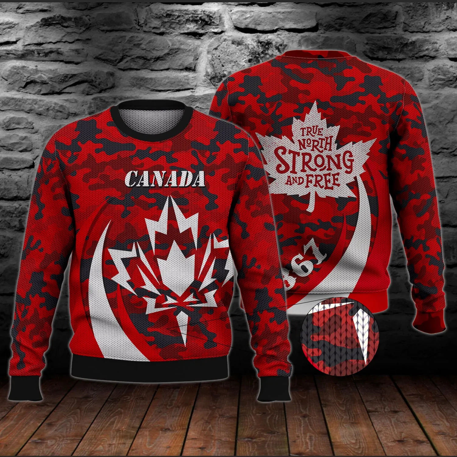 Canada Day 3D Full Print