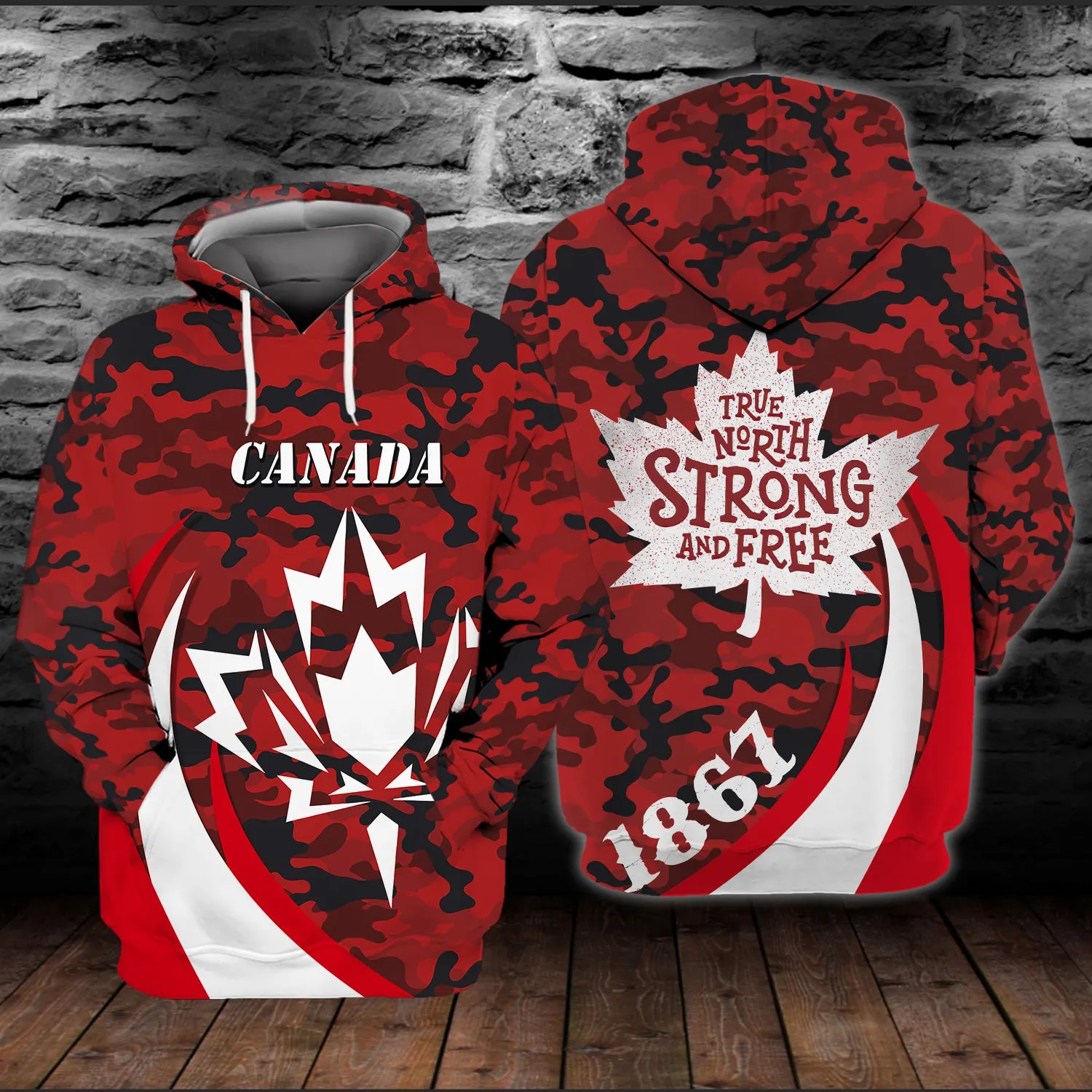 Canada Day 3D Full Print