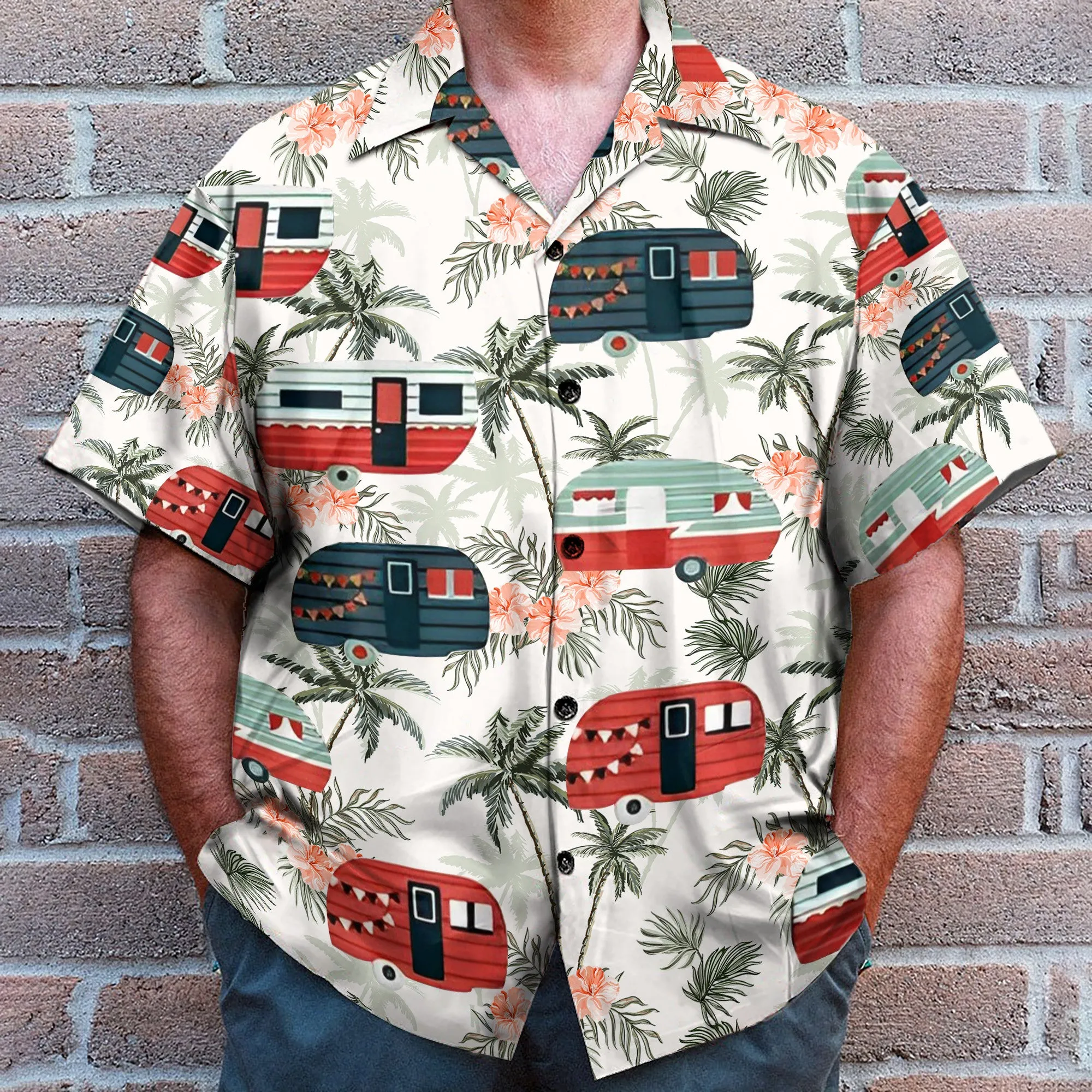 Caravan Tropical Vintage Men's Button's Up Shirts - Hawaiian Shirt