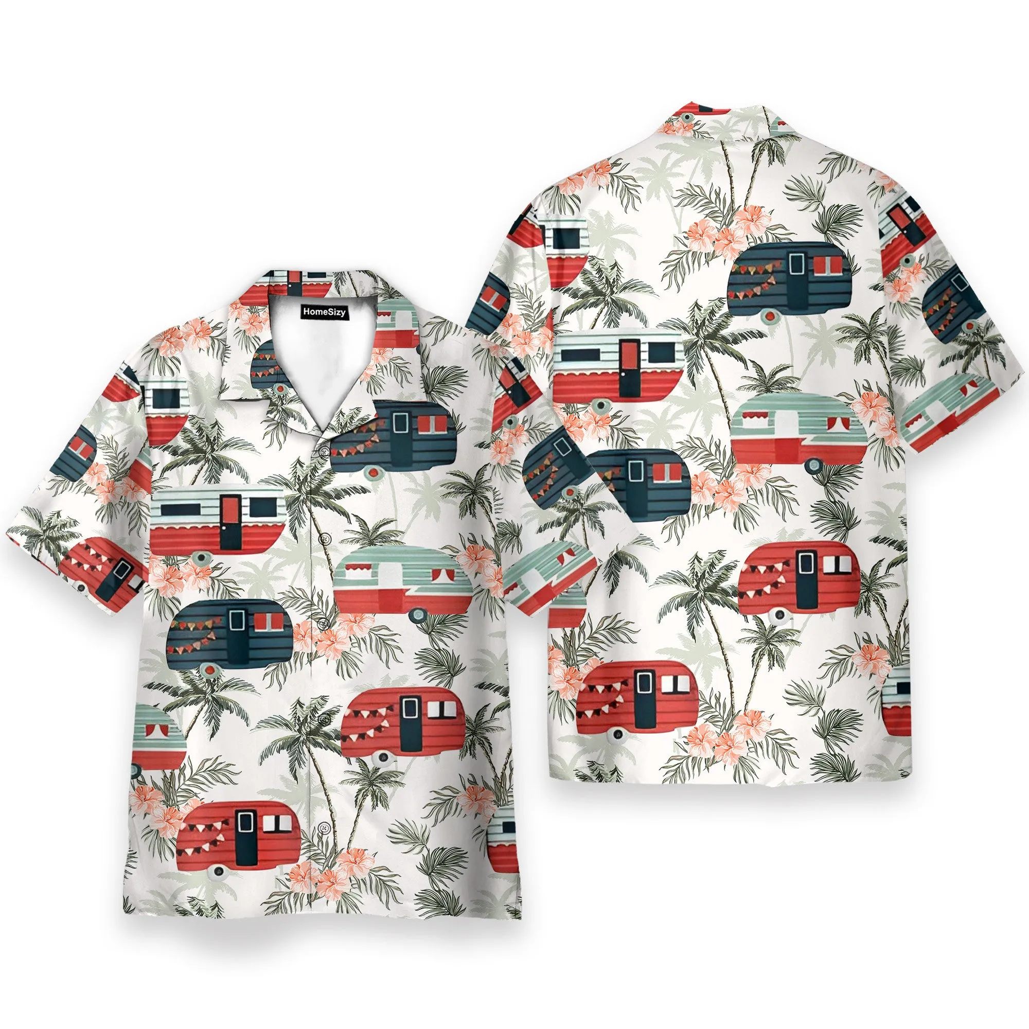 Caravan Tropical Vintage Men's Button's Up Shirts - Hawaiian Shirt