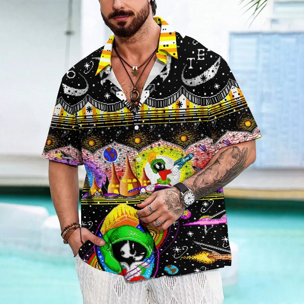 Cartoon Casual Large Size Short Sleeve Shirt 2406001741