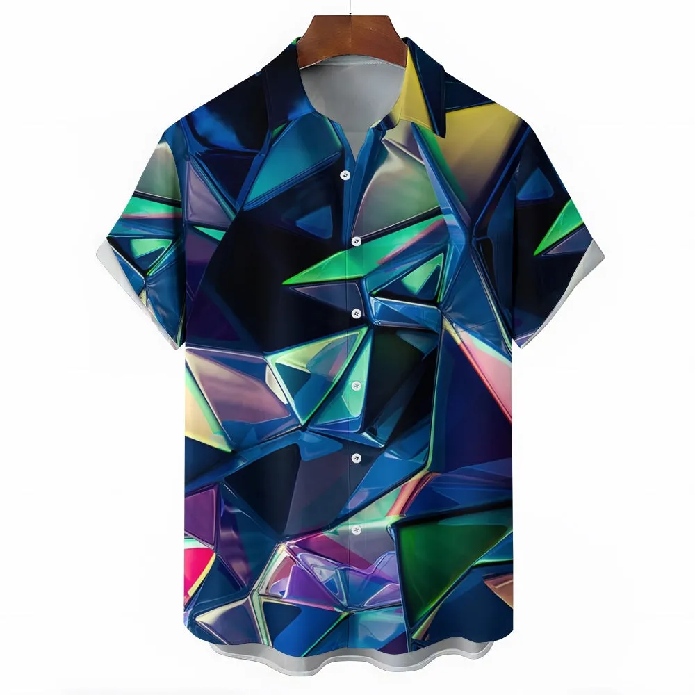 Casual Chest Pocket Short Sleeve Shirt 2309000417