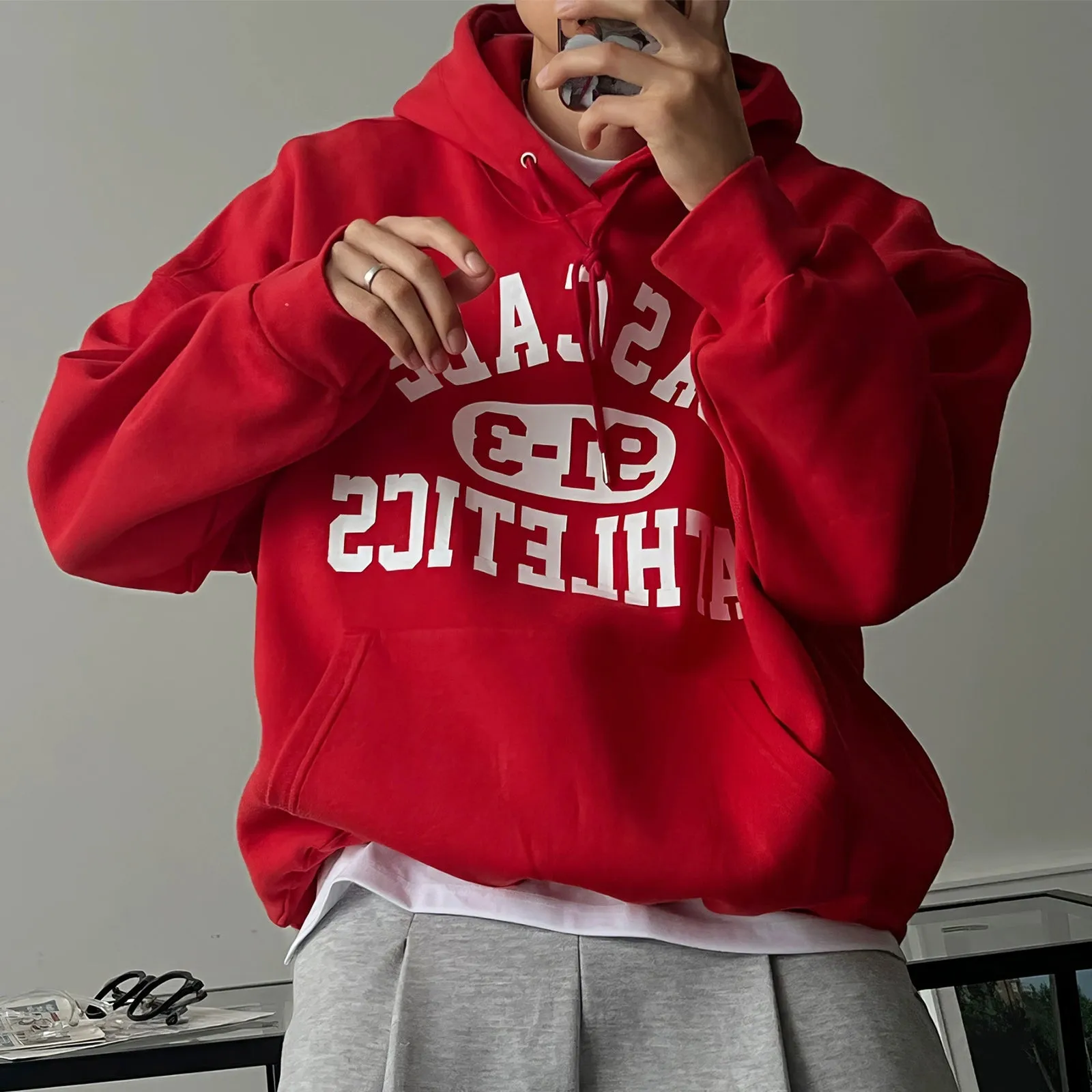 Casual Fit Hooded Sweatshirt