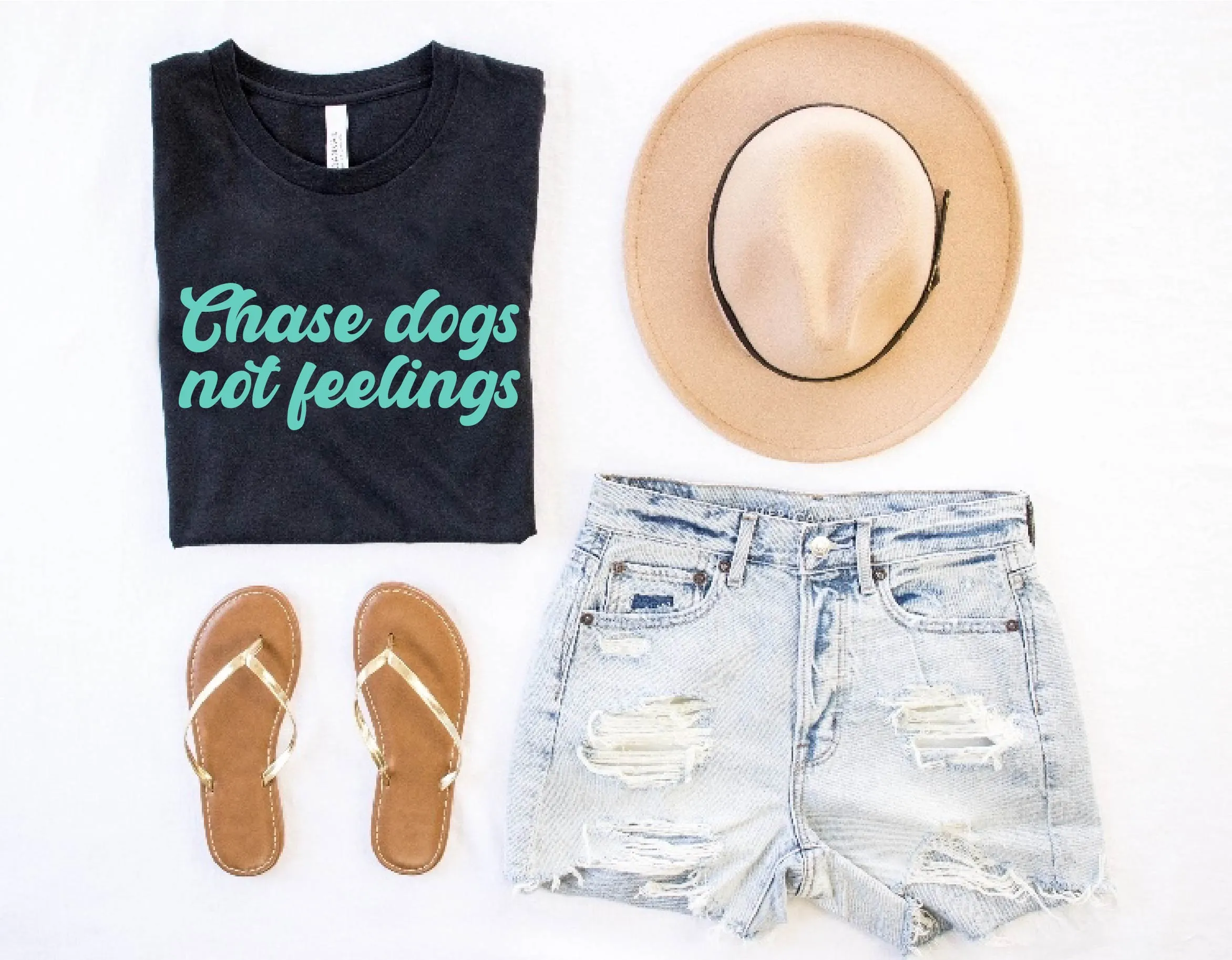 Chase Dogs Not Feelings Shirt | Unisex Crew