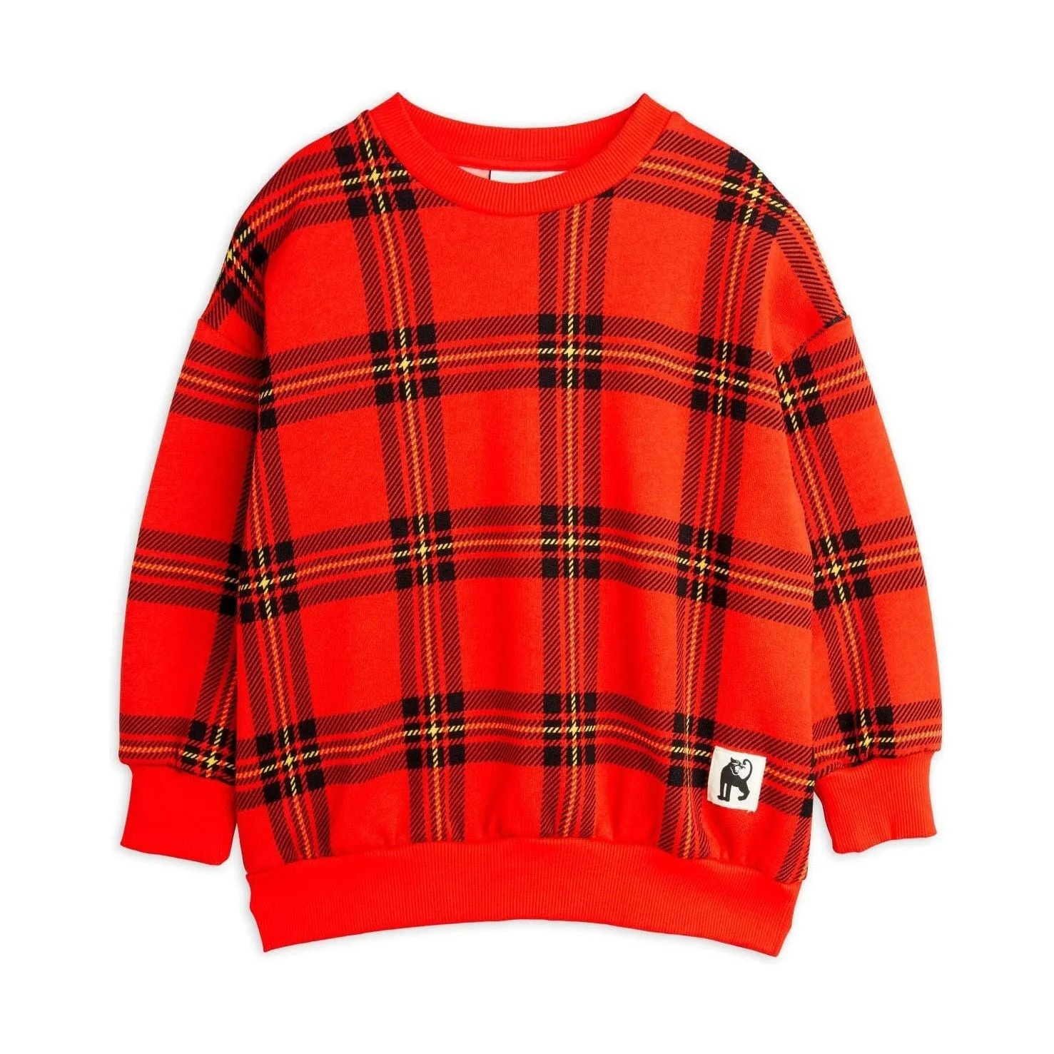 Check Aop Sweatshirt - Red