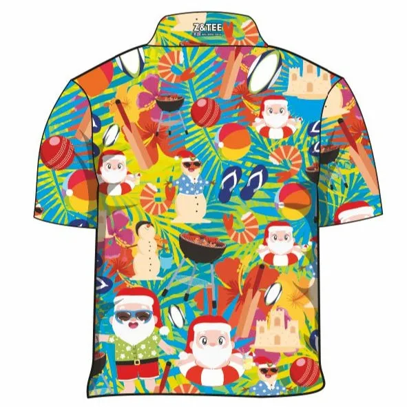 Christmas | Tropical Christmas Fishing Shirt