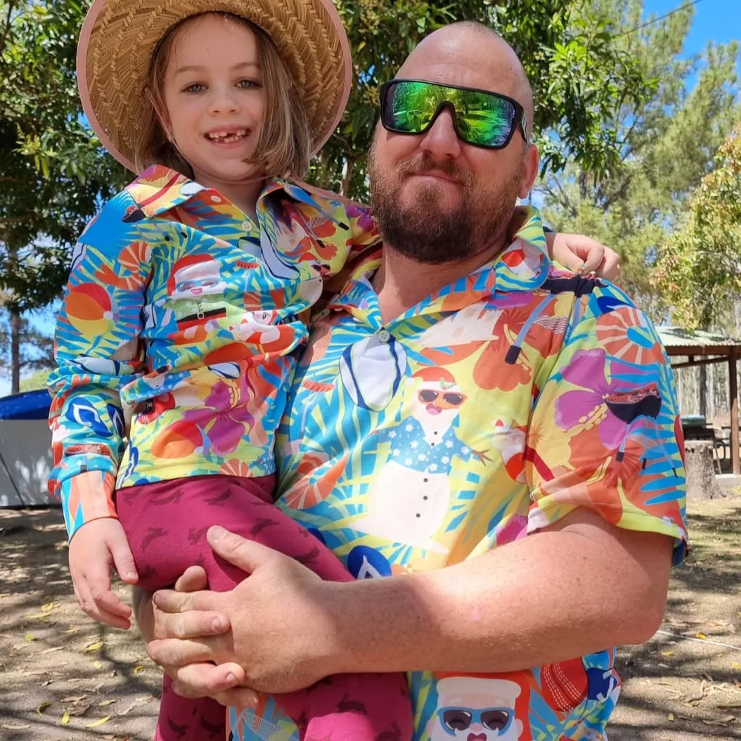 Christmas | Tropical Christmas Fishing Shirt