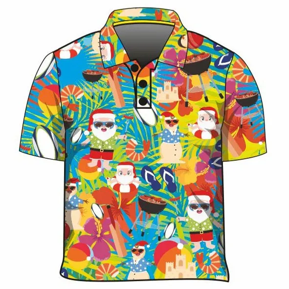 Christmas | Tropical Christmas Fishing Shirt