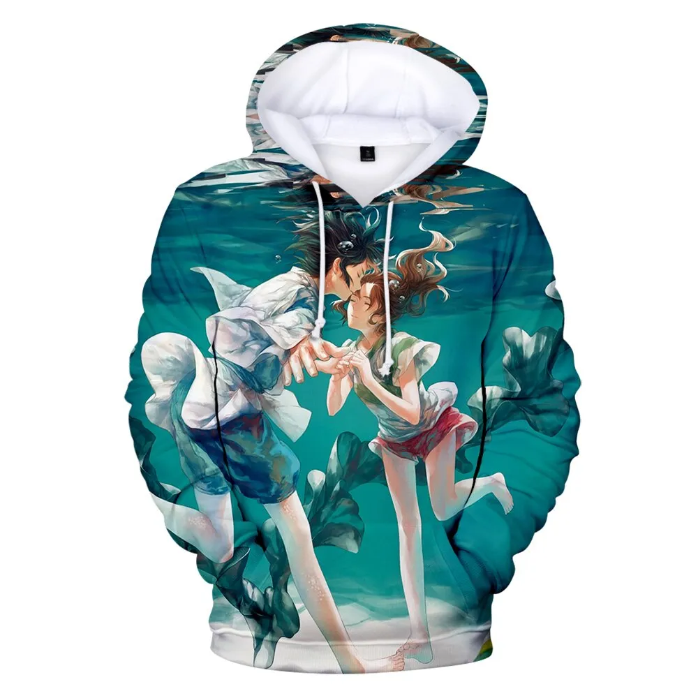 Classic Anime Print 3D Hoodies