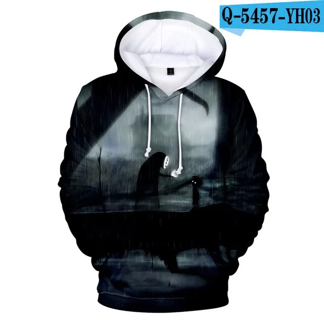 Classic Anime Print 3D Hoodies
