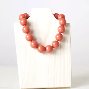 Coral Cooling Pearl Necklace