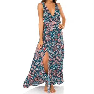 CORDOBA - V Neck Long Dress