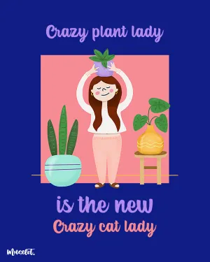 Crazy plant lady printed t shirts